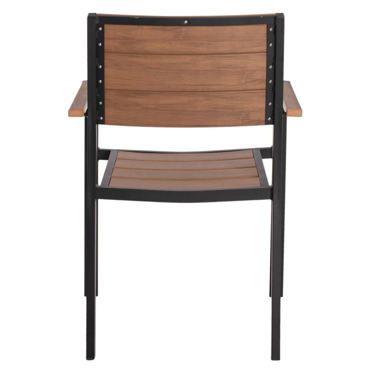 ΠΟΛΥΘΡΟΝΑ ΑΛΟΥΜΙΝΙΟΥ SAGA ΜΑΥΡΗ ΜΕ POLYWOOD HM5127.03 56x55x85,5Yεκ. - Image 6