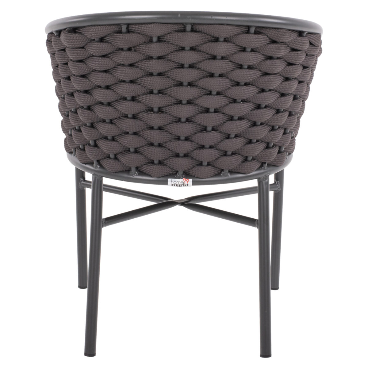 ΠΟΛΥΘΡΟΝΑ ΑΛΟΥΜΙΝΙΟΥ ΜΕ ΑΦΡΩΔΕΣ ΣΧΟΙΝΙ ΑΝΘΡΑΚΙ 60x57x77Υ εκ.HM5859.01 - Image 6