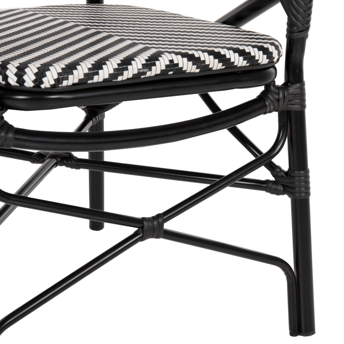 ΠΟΛΥΘΡΟΝΑ ΑΛΟΥΜΙΝΙΟΥ ΜΕ TEXTLINE ΜΑΥΡΟ-ΛΕΥΚΟ HM5928.01 56x59x94,5Yεκ. - Image 9