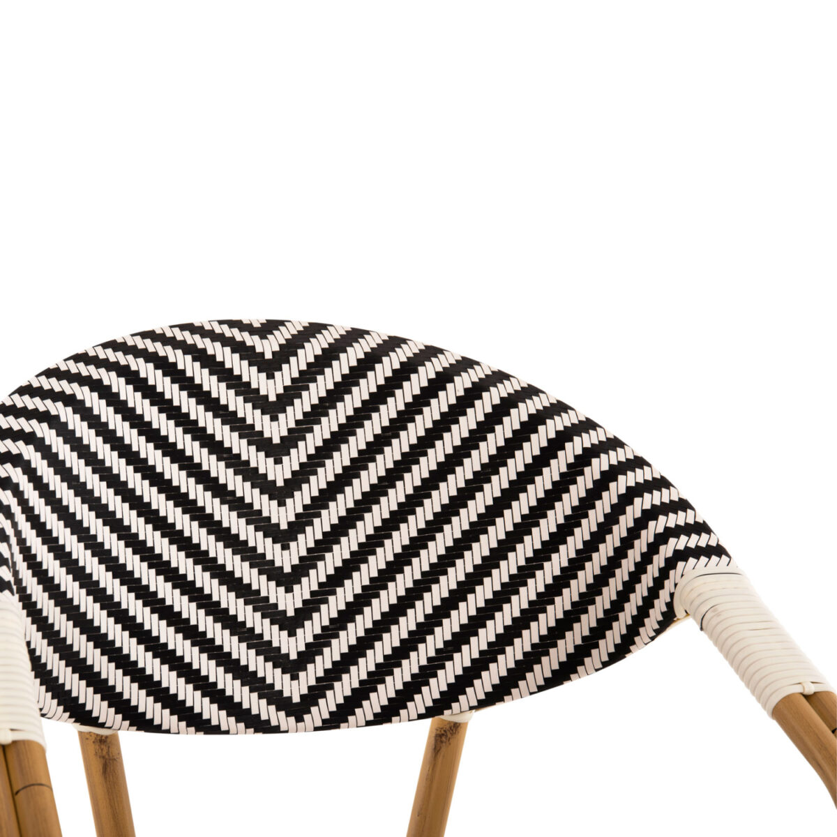 ΠΟΛΥΘΡΟΝΑ BAMBOO LOOK HM5861.01 ΜΑΥΡΟ-ΛΕΥΚΟ 57x55x82 εκ. - Image 7