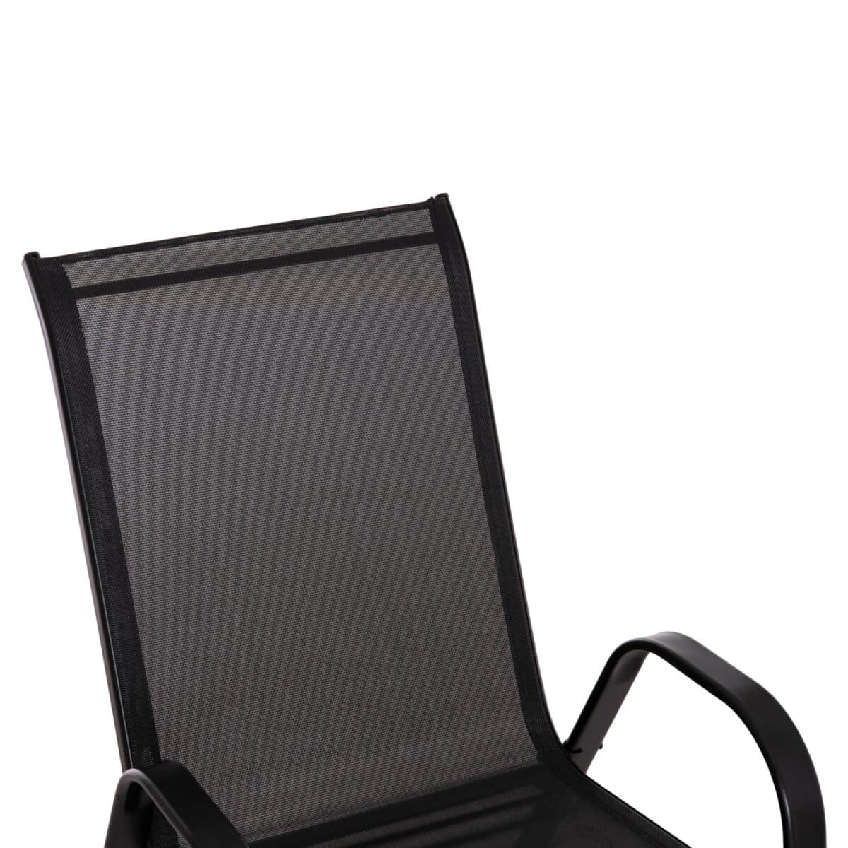 ΠΟΛΥΘΡΟΝΑ ΕΞ.ΧΩΡΟΥ LEON HM5000.43 ΜΕΤΑΛΛΙΚΗ ΜΑΥΡΗ K/D- ΣΕΤ 4 ΤΜΧ-55x70x91Υεκ. - Image 7