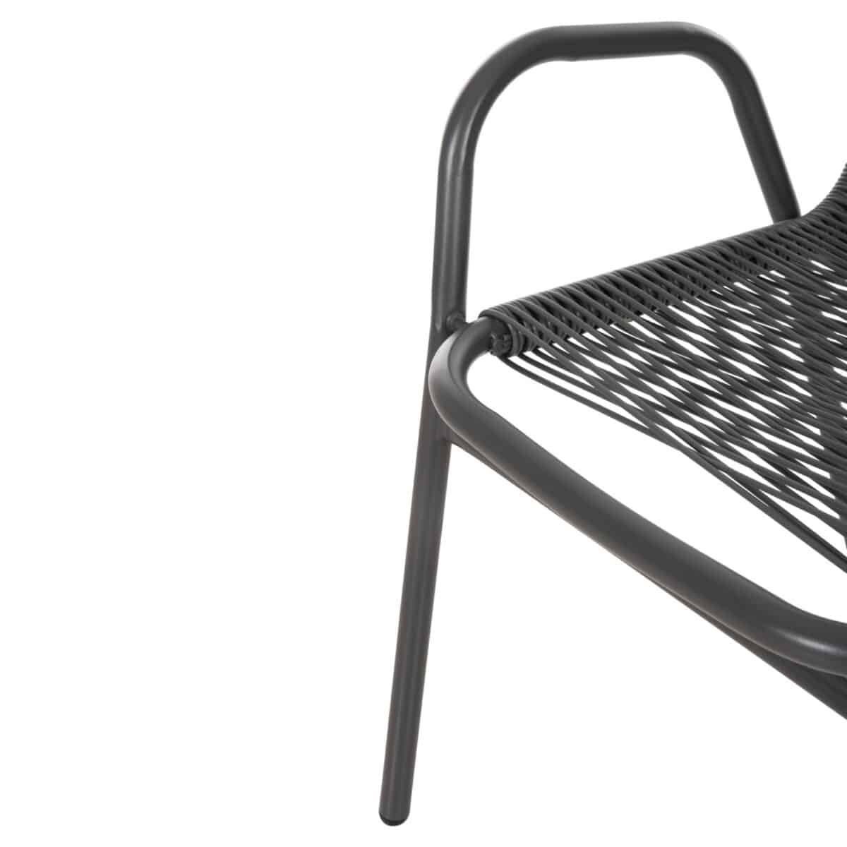 ΠΟΛΥΘΡΟΝΑ ΕΞ.ΧΩΡΟΥ AVRIL HM5968.01 ΜΕΤΑΛΛΟ ΚΑΙ ΣΥΝΘ.RATTAN ΣΕ ΓΚΡΙ 54,5x56x78Υεκ. - Image 10