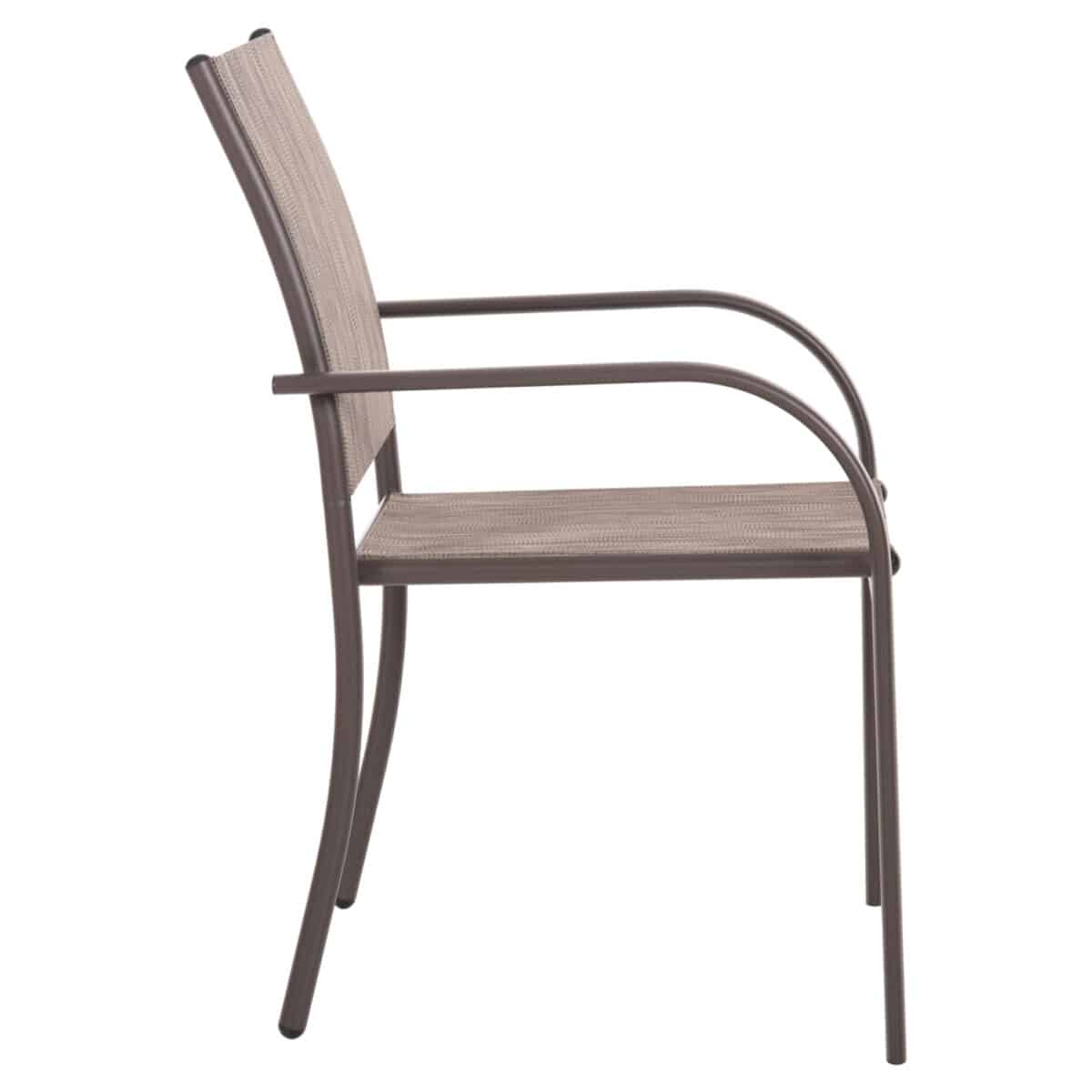 ΠΟΛΥΘΡΟΝΑ ΕΞ.ΧΩΡΟΥ REDAN HM5976.05 ΜΕΤΑΛΛΟ ΚΑΦΕ-TEXTILENE ΚΑΦΕ 56x60x88Υεκ - Image 4