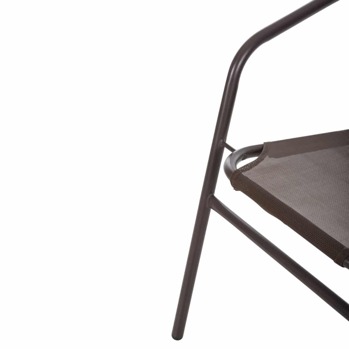 ΠΟΛΥΘΡΟΝΑ ΕΞ.ΧΩΡΟΥ LEDAN HM5977.02 ΜΕΤΑΛΛO & TEXTILENE ΚΑΦΕ 55x58x72Υεκ. - Image 9