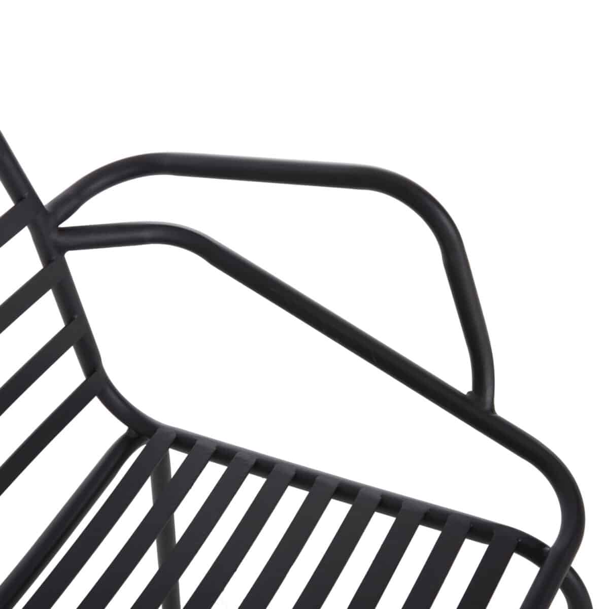 ΠΟΛΥΘΡΟΝΑ ΕΞ.ΧΩΡΟΥ FREE HM6045 ΜΕΤΑΛΛΙΚΗ ΜΑΥΡΗ 61x53x87Yεκ. - Image 8