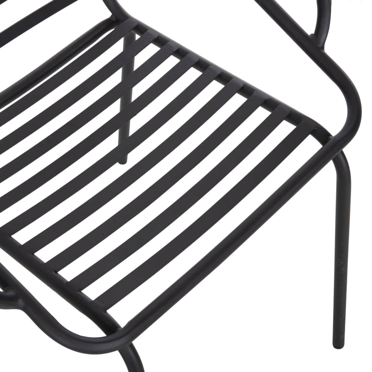 ΠΟΛΥΘΡΟΝΑ ΕΞ.ΧΩΡΟΥ FREE HM6045 ΜΕΤΑΛΛΙΚΗ ΜΑΥΡΗ 61x53x87Yεκ. - Image 9