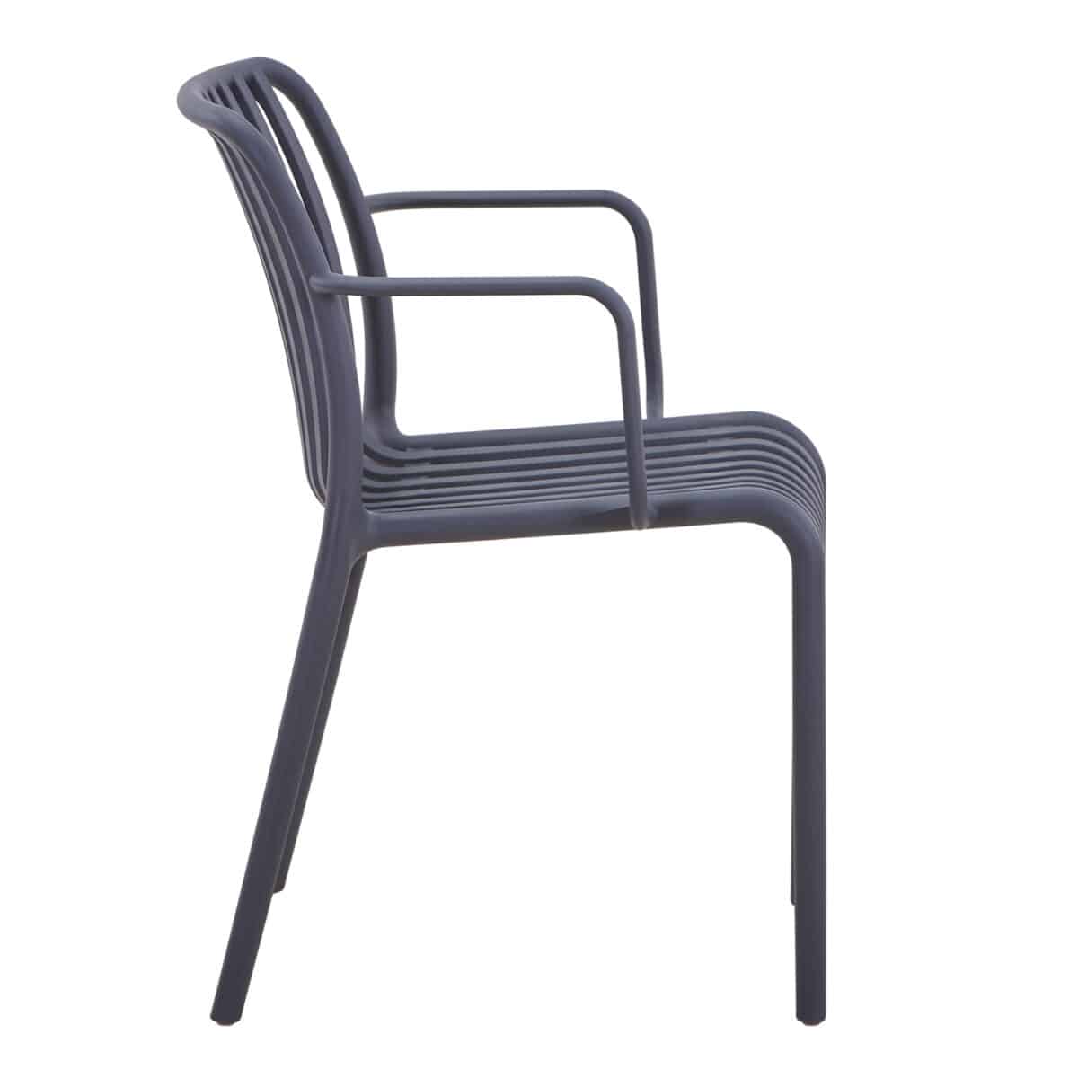 ΠΟΛΥΘΡΟΝΑ ΕΞΩΤ.ΧΩΡΟΥ CONVEE HM6105.03 ΓΚΡΙ ΠΟΛΥΠΡΟΠΥΛΕΝΙΟ 55x56x79Yεκ. - Image 4