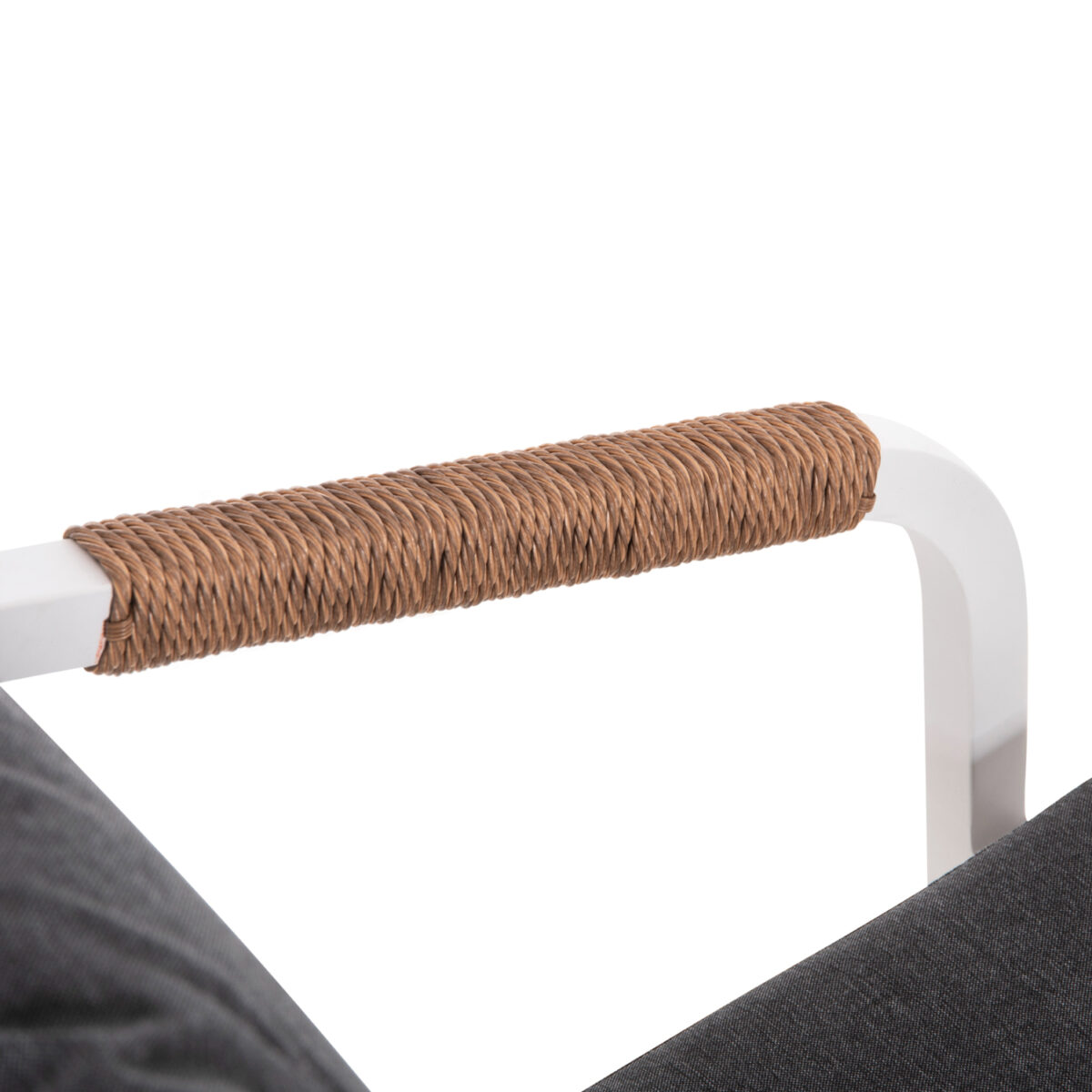 ΠΟΛΥΘΡΟΝΑ MAERLY HM6051.01 ΛΕΥΚΟ ΑΛΟΥΜΙΝΙΟ-ΑΝΟΙΧΤΟ ΚΑΦΕ P.E.RATTAN-ΜΑΞΙΛΑΡΙΑ 55,5x62,5x76,5-85 εκ. - Image 9