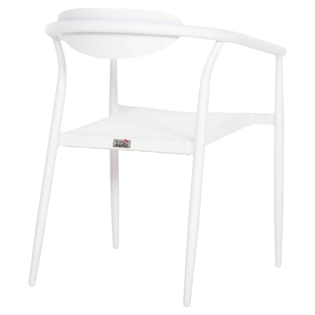 ΠΟΛΥΘΡΟΝΑ SERLY HM6052.01 ΑΛΟΥΜΙΝΙΟ ΛΕΥΚΟ-TEXTILENE ΛΕΥΚΟ 56x61x74,5Yεκ - Image 5