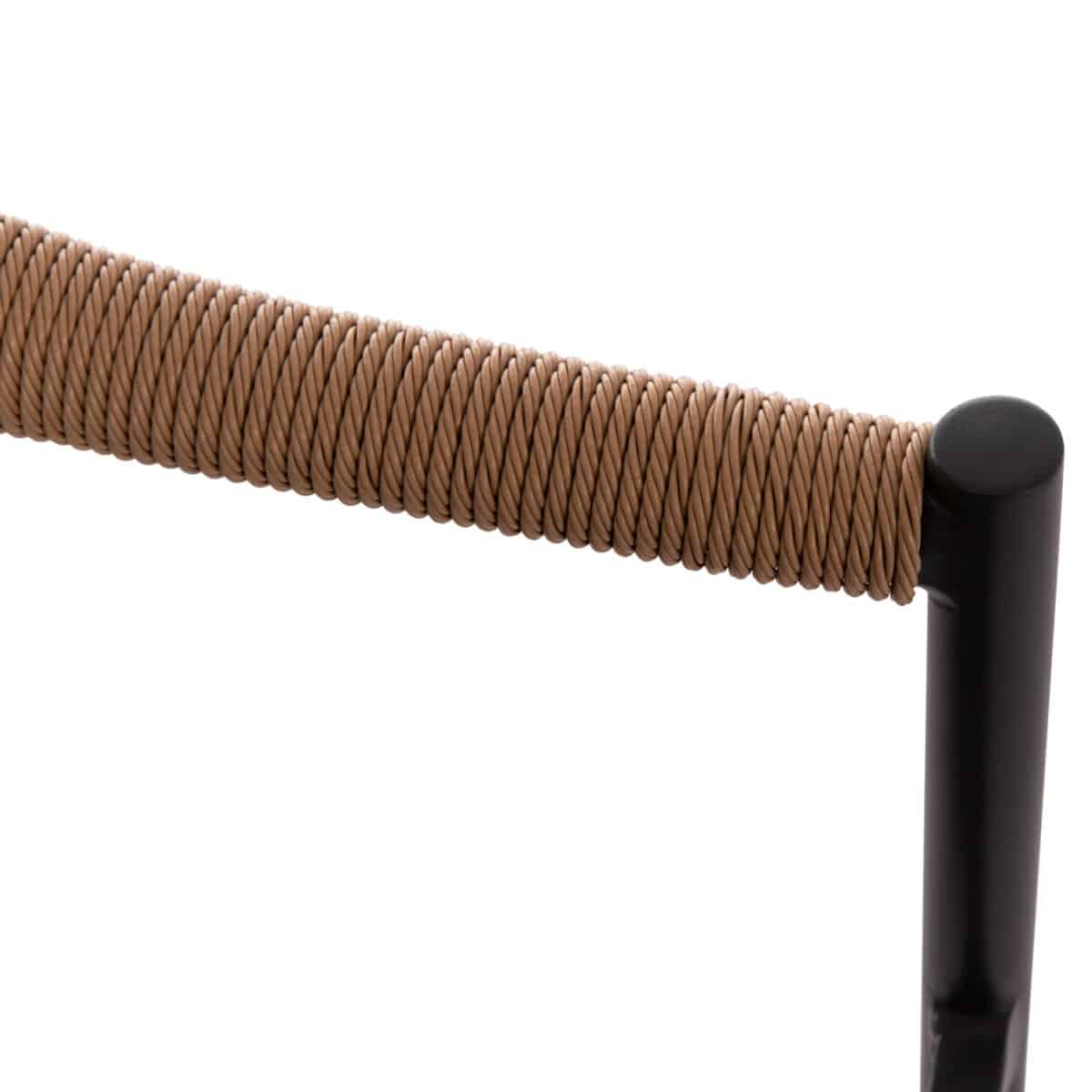 ΠΟΛΥΘΡΟΝΑ BERG HM6284.02 ΑΛΟΥΜΙΝΙΟ & TEXTILENE ΣΚΟΥΡΟ ΓΚΡΙ--P.E.TWISTED RATTAN 55x56x79Υεκ - Image 8