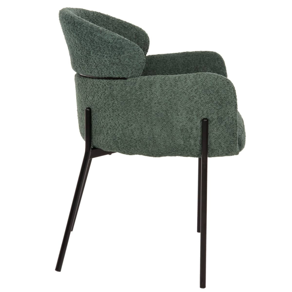 ΠΟΛΥΘΡΟΝΑ WOLF HM8583.03 ΠΕΤΡΟΛ ΥΦΑΣΜΑ ΜΠΟΥΚΛΕ ΜΕ ΜΕΤΑΛΛΙΚΑ ΠΟΔΙΑ 58x58x80Yεκ. - Image 4