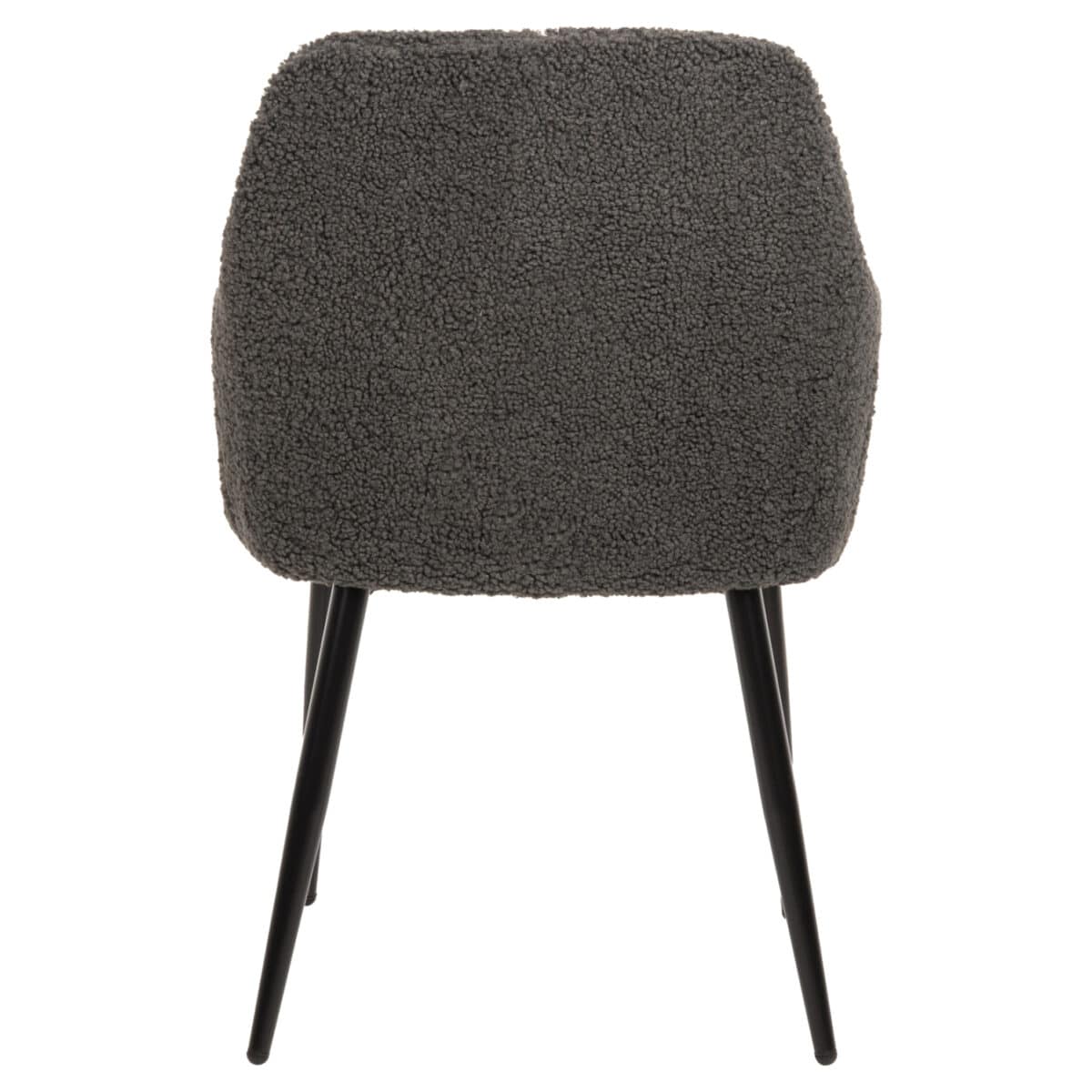 ΠΟΛΥΘΡΟΝΑ SHELLY HM8591.01 ΥΦΑΣΜΑ TEDDY ΓΚΡΙ ΜΕ ΜΑΥΡΑ ΜΕΤΑΛΛΙΚΑ ΠΟΔΙΑ 57x55x87Yεκ. - Image 6