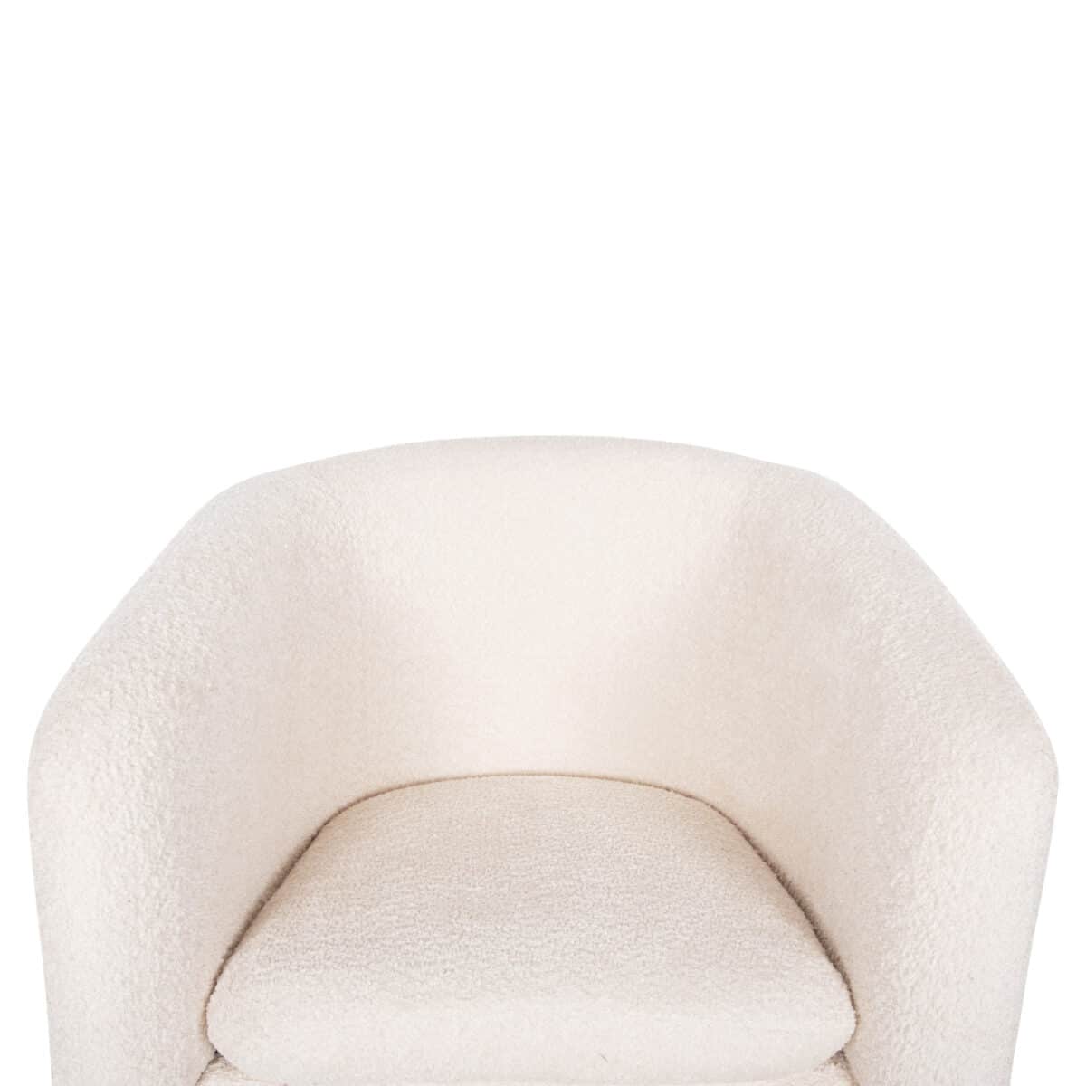 ΠΟΛΥΘΡΟΝΑ DOPER HM9590.06 ΜΠΟΥΚΛΕ ΥΦΑΣΜΑ ΛΕΥΚΟ-ΓΚΡΙ 68x72x76Υ εκ. - Image 8