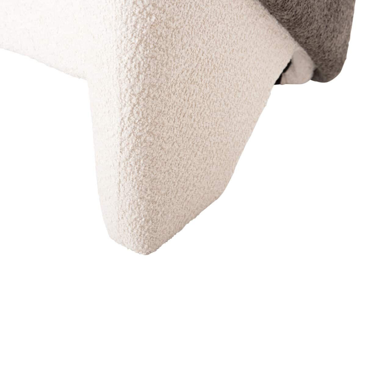 ΠΟΛΥΘΡΟΝΑ DOPER HM9590.06 ΜΠΟΥΚΛΕ ΥΦΑΣΜΑ ΛΕΥΚΟ-ΓΚΡΙ 68x72x76Υ εκ. - Image 10