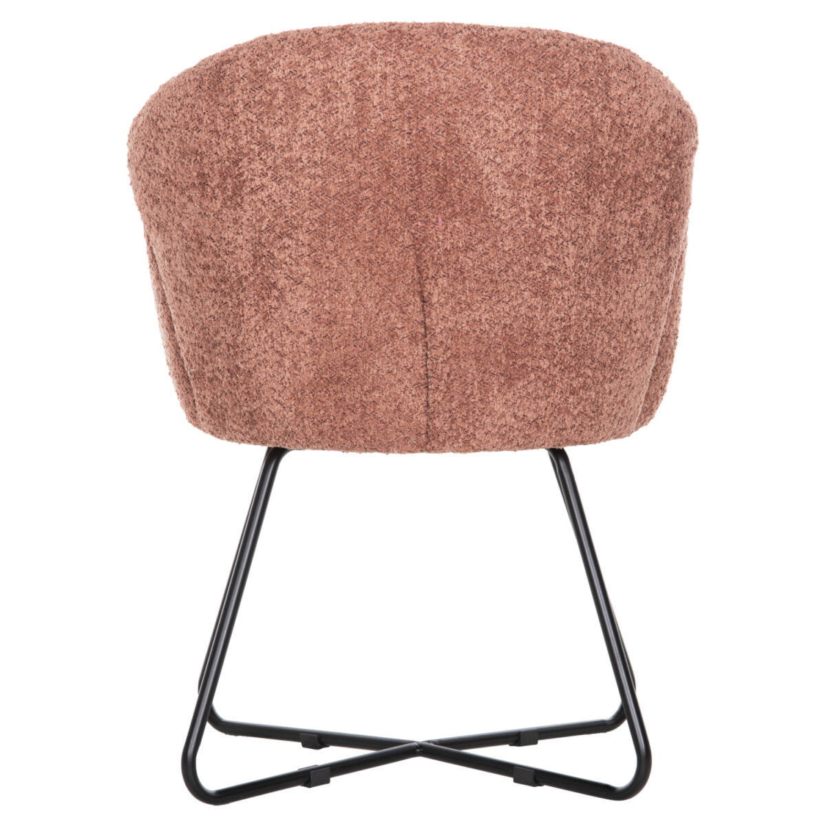 ΠΟΛΥΘΡΟΝΑ HARNIS HM9603.02 ΡΟΖ ΜΠΟΥΚΛΕ-ΜΑΥΡΑ ΜΕΤΑΛ.ΠΟΔΙΑ ΧΙΑΣΤΙ 59,5x64x77Υεκ - Image 6