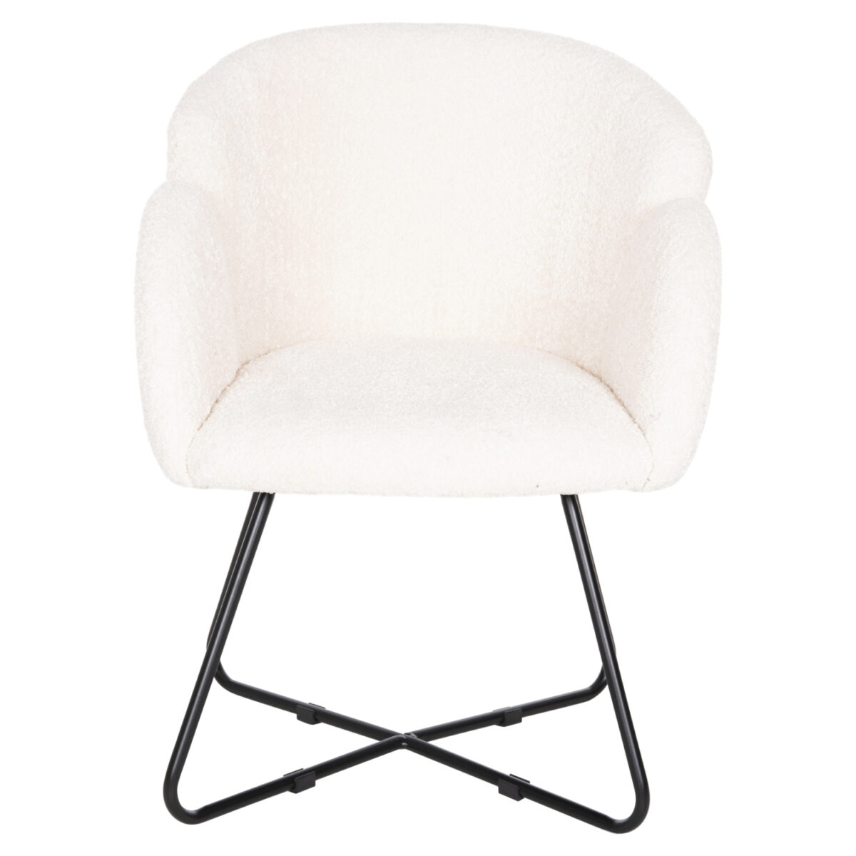 ΠΟΛΥΘΡΟΝΑ HARNIS HM9603.06 ΕΚΡΟΥ ΜΠΟΥΚΛΕ-ΜΑΥΡΑ ΜΕΤΑΛ.ΠΟΔΙΑ ΧΙΑΣΤΙ 59,5x64x77Υεκ - Image 3