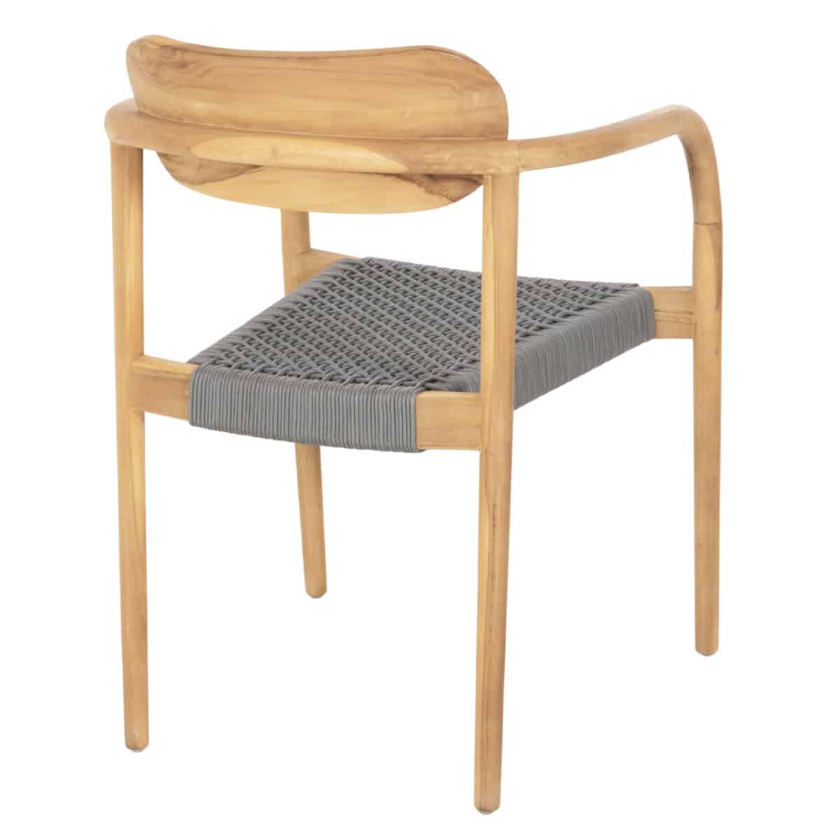 ΠΟΛΥΘΡΟΝΑ OSLO HM9636.08 ΞΥΛΟ TEAK ΦΥΣΙΚΟ & ΓΚΡΙ ΣΧΟΙΝΙ 55x54x80Yεκ. - Image 5