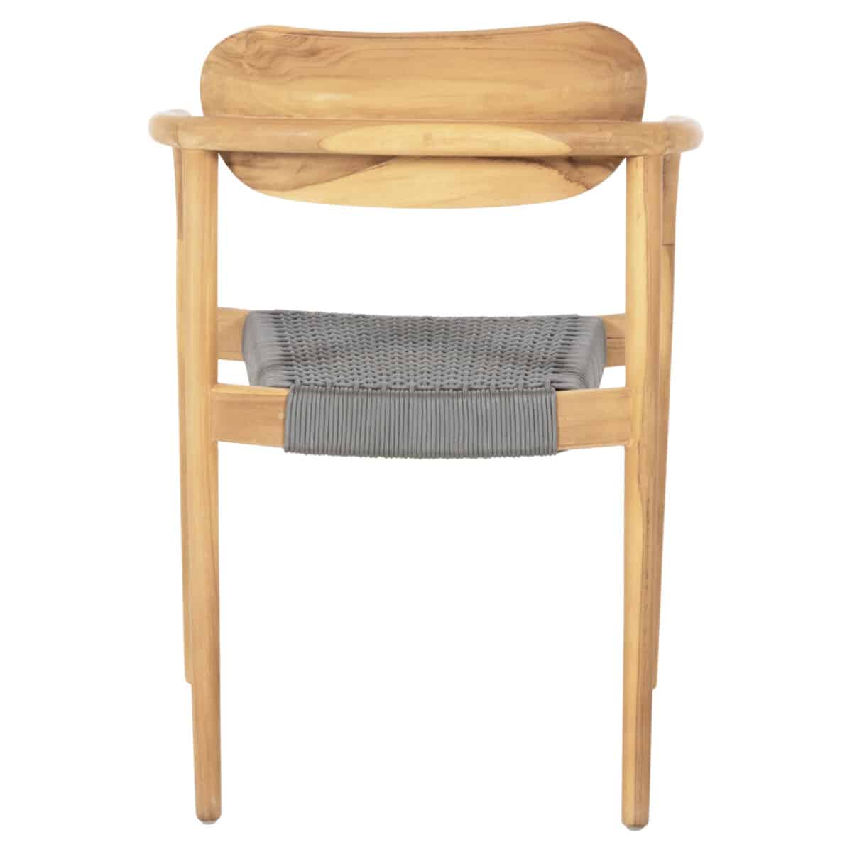 ΠΟΛΥΘΡΟΝΑ OSLO HM9636.08 ΞΥΛΟ TEAK ΦΥΣΙΚΟ & ΓΚΡΙ ΣΧΟΙΝΙ 55x54x80Yεκ. - Image 6