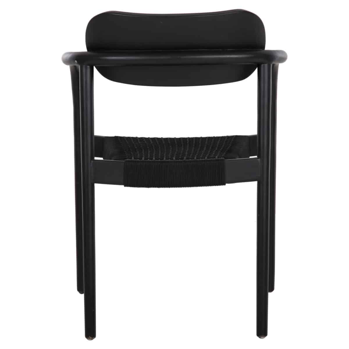 ΠΟΛΥΘΡΟΝΑ OSLO HM9636.12 ΞΥΛΟ TEAK ΜΑΥΡΟ & ΜΑΥΡΟ ΣΧΟΙΝΙ 55x54x80Yεκ. - Image 6