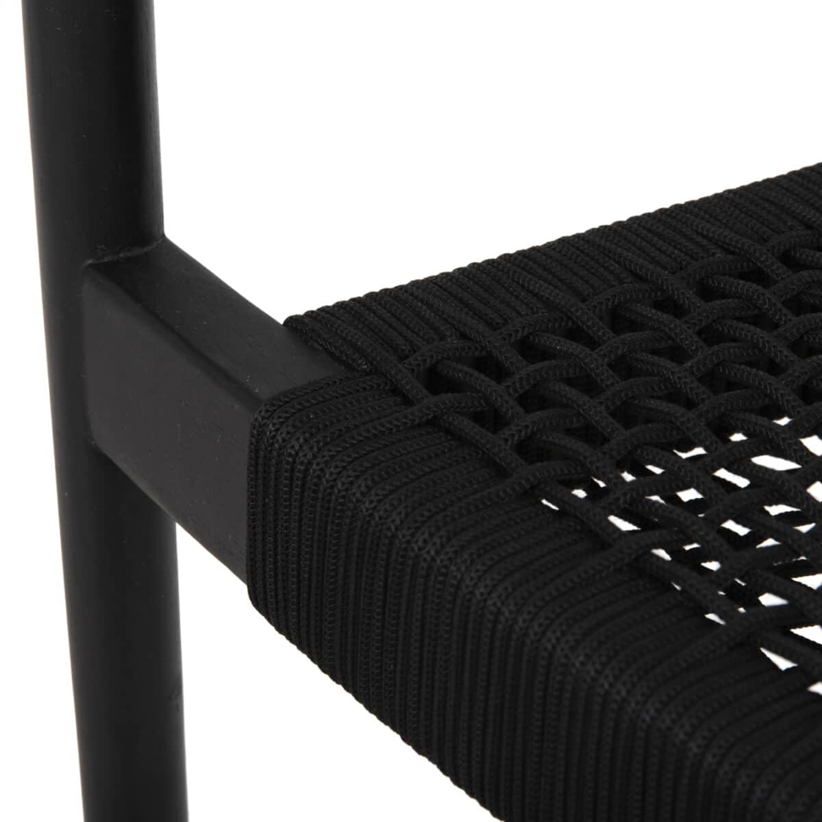 ΠΟΛΥΘΡΟΝΑ OSLO HM9636.12 ΞΥΛΟ TEAK ΜΑΥΡΟ & ΜΑΥΡΟ ΣΧΟΙΝΙ 55x54x80Yεκ. - Image 9