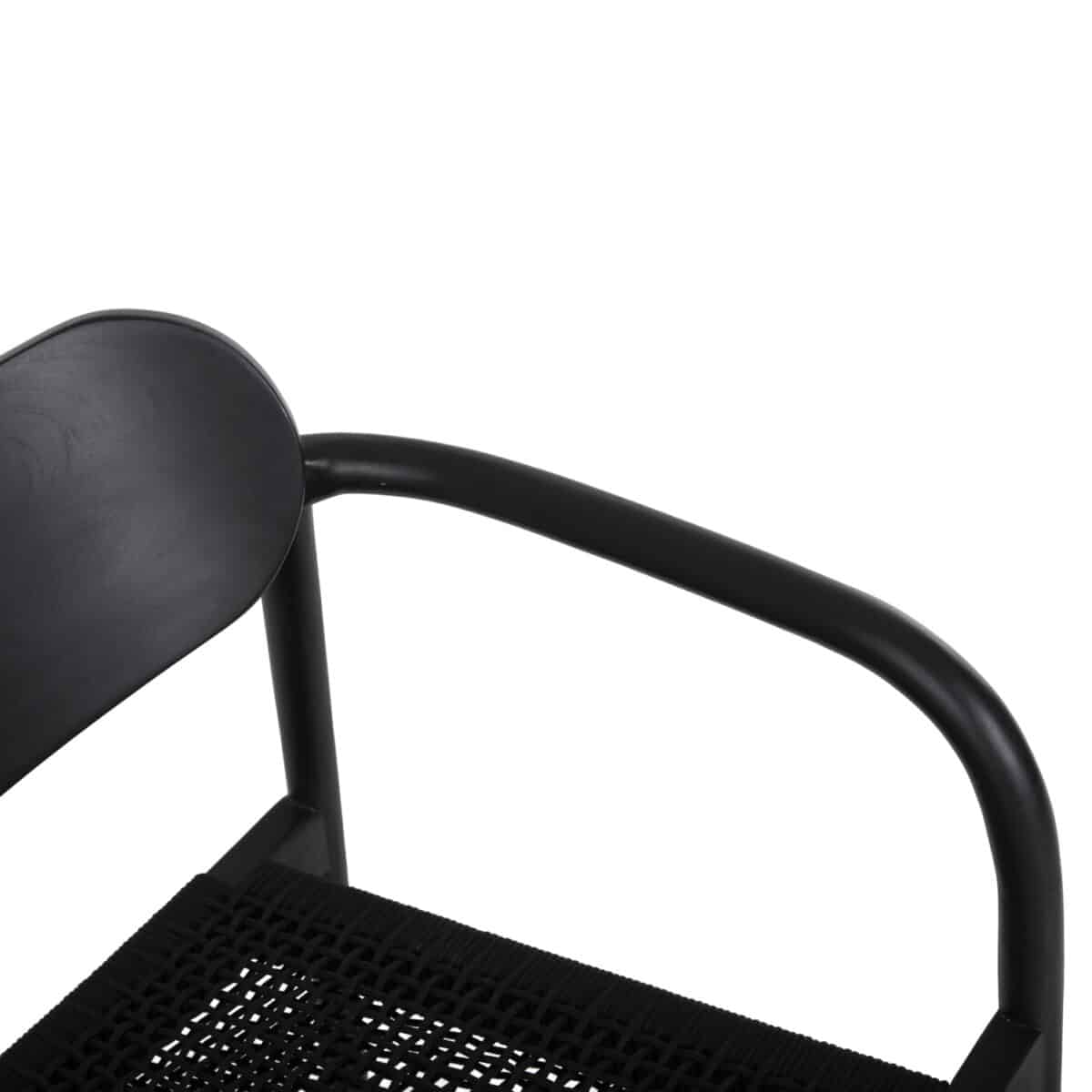 ΠΟΛΥΘΡΟΝΑ OSLO HM9636.12 ΞΥΛΟ TEAK ΜΑΥΡΟ & ΜΑΥΡΟ ΣΧΟΙΝΙ 55x54x80Yεκ. - Image 10