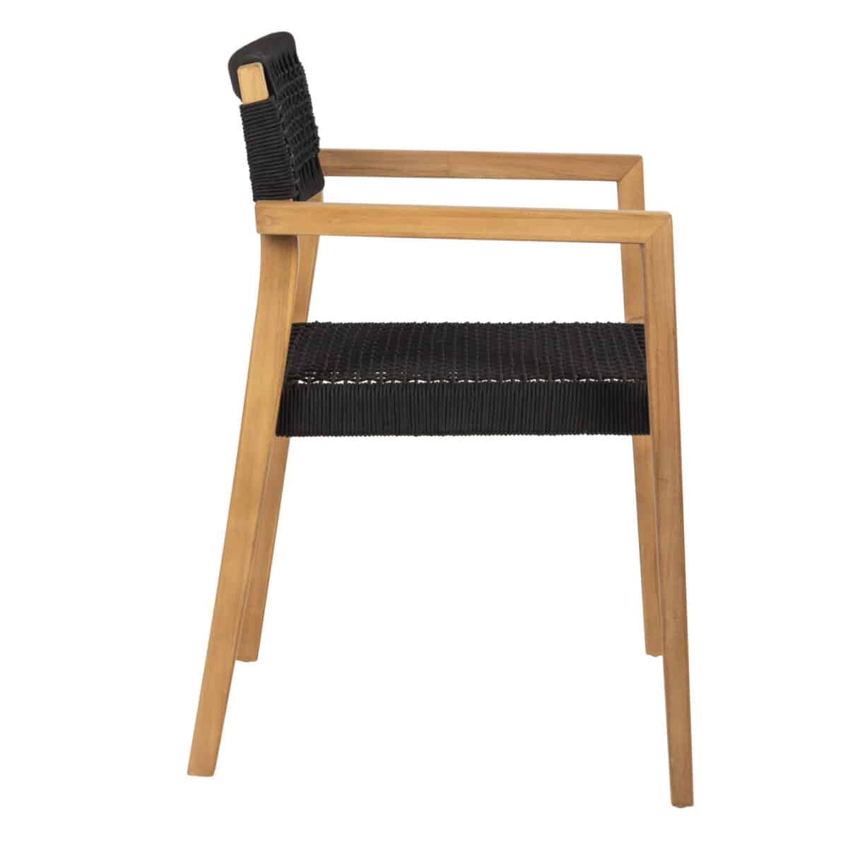 polythrona-fb9963702-xylo-teak-fysiko-ma-3 ΠΟΛΥΘΡΟΝΑ CHARLOTTE HM9637.02 ΞΥΛΟ TEAK ΦΥΣΙΚΟ & ΜΑΥΡΟ ΣΧΟΙΝΙ 59x54x83Y εκ. - Image 4