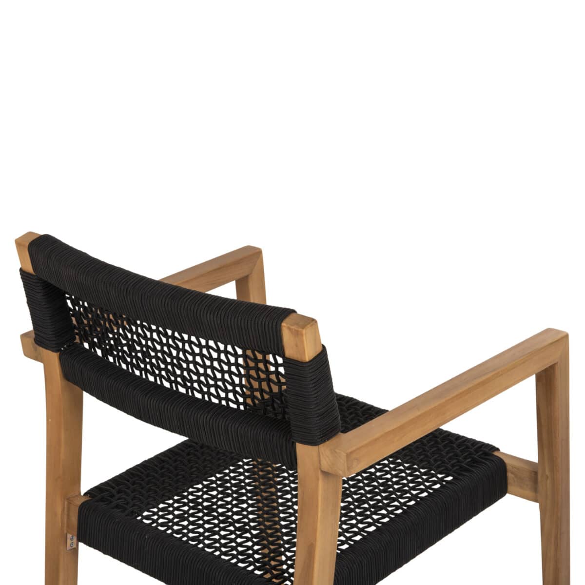 polythrona-fb9963702-xylo-teak-fysiko-ma-8 ΠΟΛΥΘΡΟΝΑ CHARLOTTE HM9637.02 ΞΥΛΟ TEAK ΦΥΣΙΚΟ & ΜΑΥΡΟ ΣΧΟΙΝΙ 59x54x83Y εκ. - Image 9