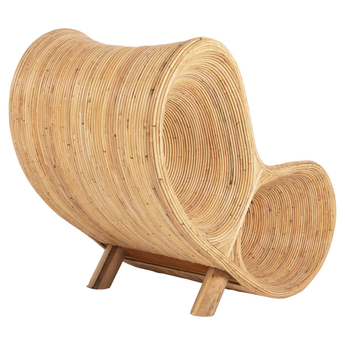 ΠΟΛΥΘΡΟΝΑ CURVY LOUNGE HM9645.01 ΑΠΟ RATTAN ΣΕ ΦΥΣΙΚΗ ΑΠΟΧΡΩΣΗ 63x128x97Y εκ. - Image 5