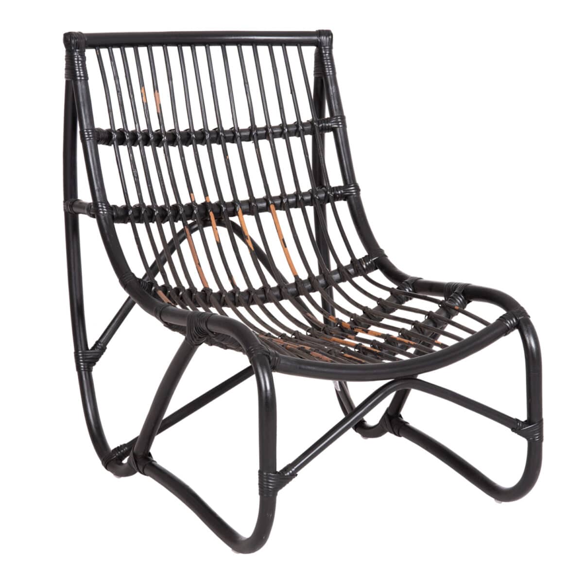 ΠΟΛΥΘΡΟΝΑ GRINN HM9815.02 ΡΑΒΔΟΙ RATTAN ΣΕ ΜΑΥΡΟ--Β' ΔΙΑΛΟΓΗΣ 56,5x73,5x79,5Υεκ.