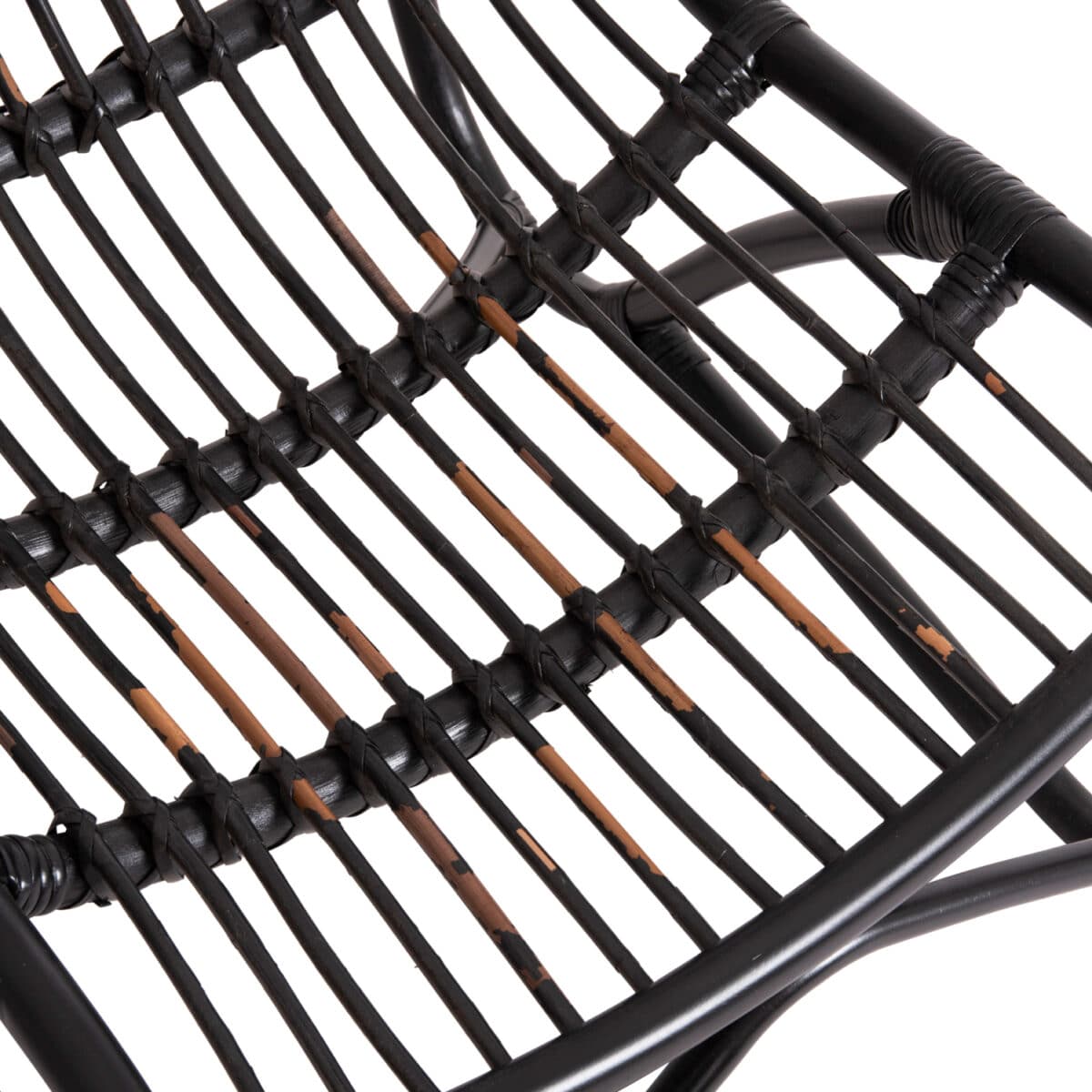 ΠΟΛΥΘΡΟΝΑ GRINN HM9815.02 ΡΑΒΔΟΙ RATTAN ΣΕ ΜΑΥΡΟ--Β' ΔΙΑΛΟΓΗΣ 56,5x73,5x79,5Υεκ. - Image 4