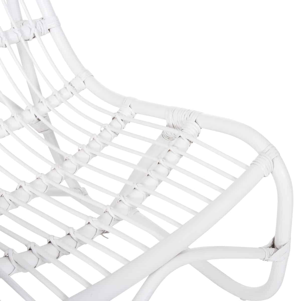 ΠΟΛΥΘΡΟΝΑ GRINN HM9815.03 ΡΑΒΔΟΙ RATTAN ΣΕ ΛΕΥΚΟ 56,5x73,5x79,5Υ εκ. - Image 7