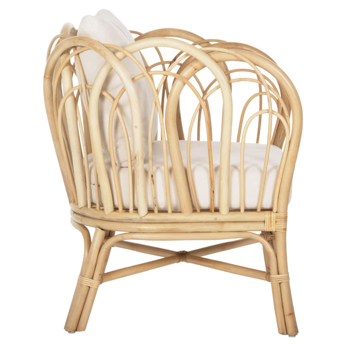 ΠΟΛΥΘΡΟΝΑ ESTOR HM9817 RATTAN ΣΕ ΦΥΣΙΚΟ-ΛΕΥΚΟ ΜΑΞΙΛΑΡΙ 78x75x92Υ εκ. - Image 4