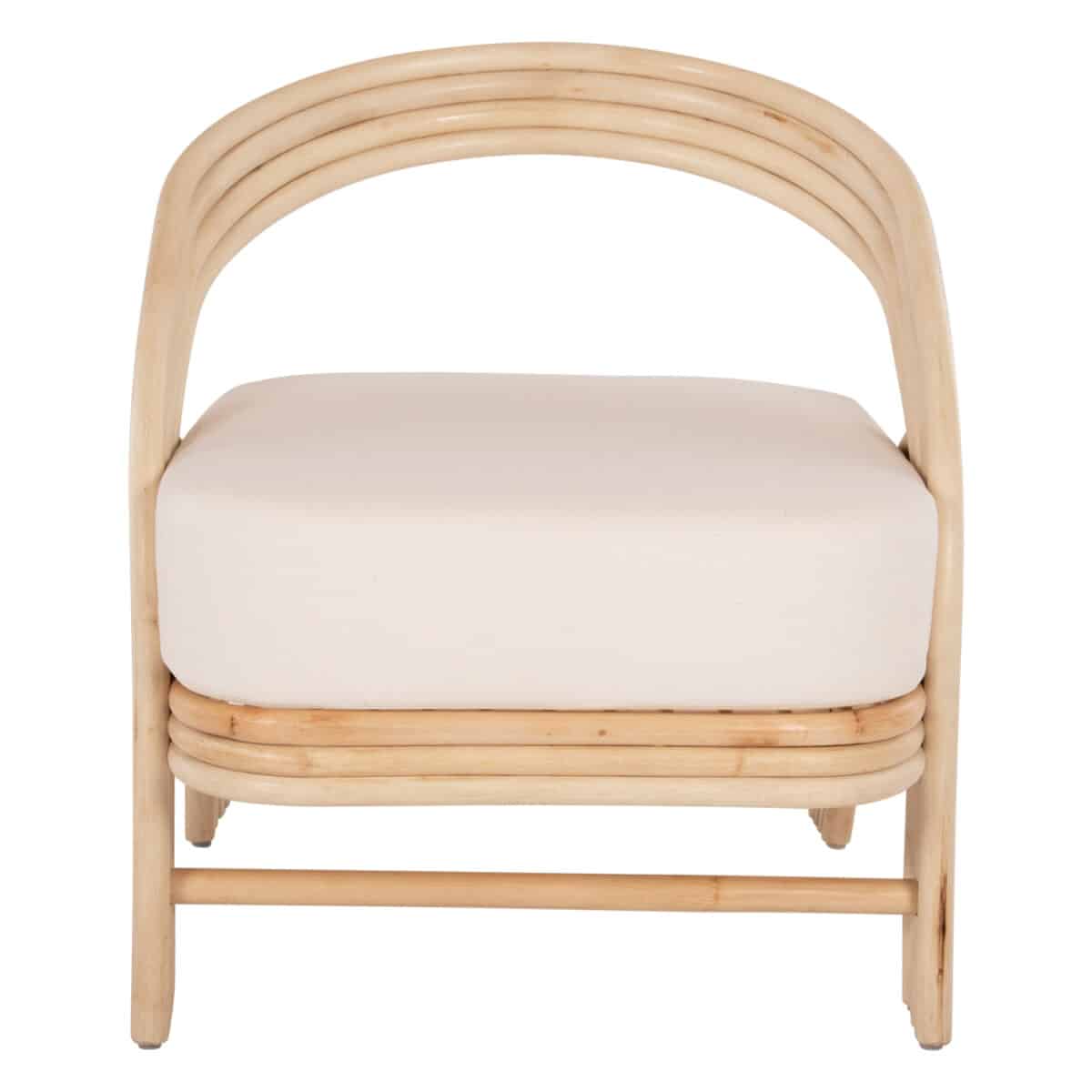 ΠΟΛΥΘΡΟΝΑ DONITA HM9838 RATTAN ΦΥΣΙΚΟ ΜΕ ΛΕΥΚΟ ΜΑΞΙΛΑΡΙ 67x74x78Υεκ. - Image 3