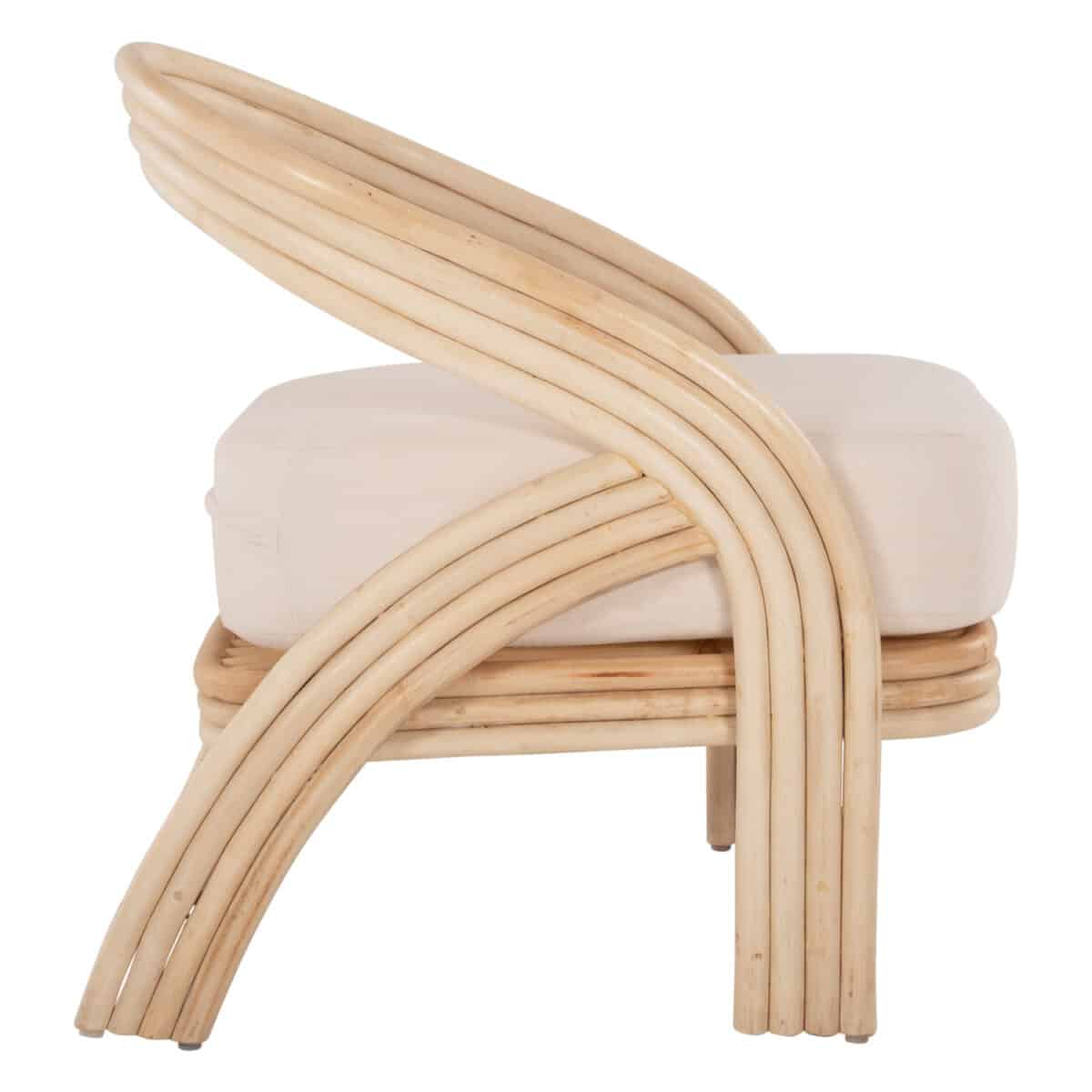 ΠΟΛΥΘΡΟΝΑ DONITA HM9838 RATTAN ΦΥΣΙΚΟ ΜΕ ΛΕΥΚΟ ΜΑΞΙΛΑΡΙ 67x74x78Υεκ. - Image 4