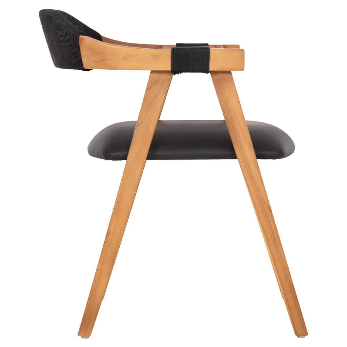 polythrona-fb9986702-xylo-teak-fysiko-ma-3 ΠΟΛΥΘΡΟΝΑ RIMINI HM9867.02 ΞΥΛΟ TEAK ΦΥΣΙΚΟ-ΜΑΥΡΟ ΣΧΟΙΝΙ & PU ΚΑΘΙΣΜΑ 60x61x76Υεκ. - Image 4
