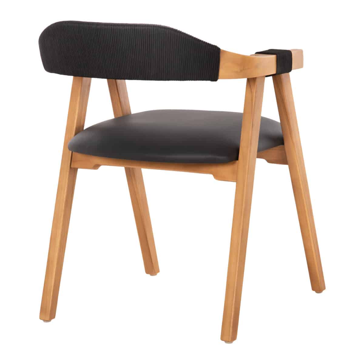 polythrona-fb9986702-xylo-teak-fysiko-ma-4 ΠΟΛΥΘΡΟΝΑ RIMINI HM9867.02 ΞΥΛΟ TEAK ΦΥΣΙΚΟ-ΜΑΥΡΟ ΣΧΟΙΝΙ & PU ΚΑΘΙΣΜΑ 60x61x76Υεκ. - Image 5