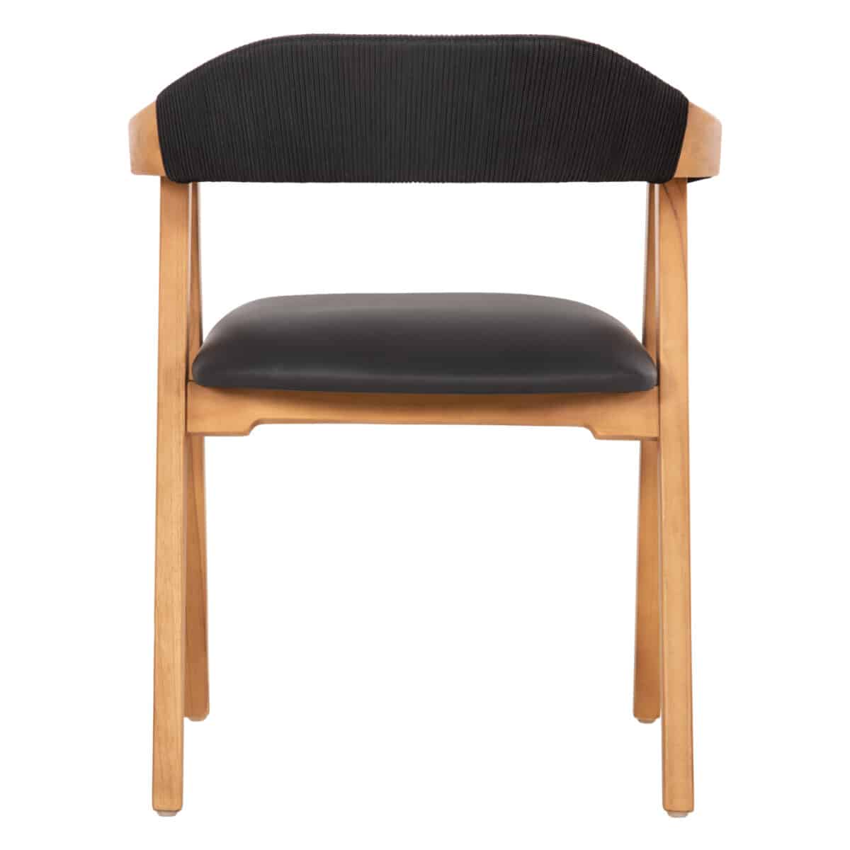 polythrona-fb9986702-xylo-teak-fysiko-ma-5 ΠΟΛΥΘΡΟΝΑ RIMINI HM9867.02 ΞΥΛΟ TEAK ΦΥΣΙΚΟ-ΜΑΥΡΟ ΣΧΟΙΝΙ & PU ΚΑΘΙΣΜΑ 60x61x76Υεκ. - Image 6