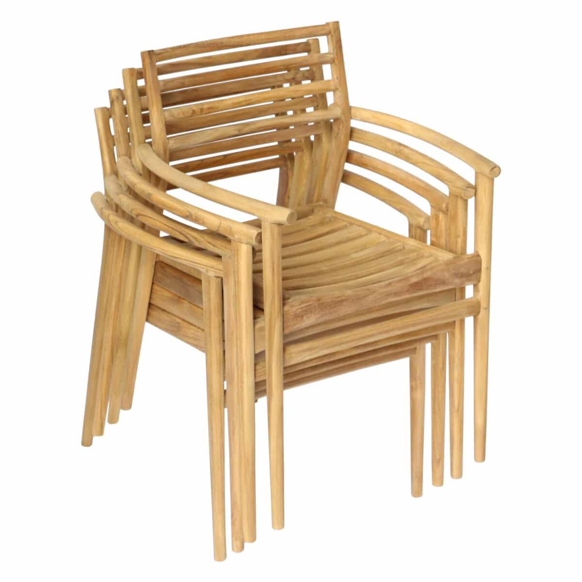 ΠΟΛΥΘΡΟΝΑ MOOSEN HM9936 ΜΑΣΙΦ ΞΥΛΟ TEAK ΣΕ ΦΥΣΙΚΟ 59x60x78,5Υ - Image 3