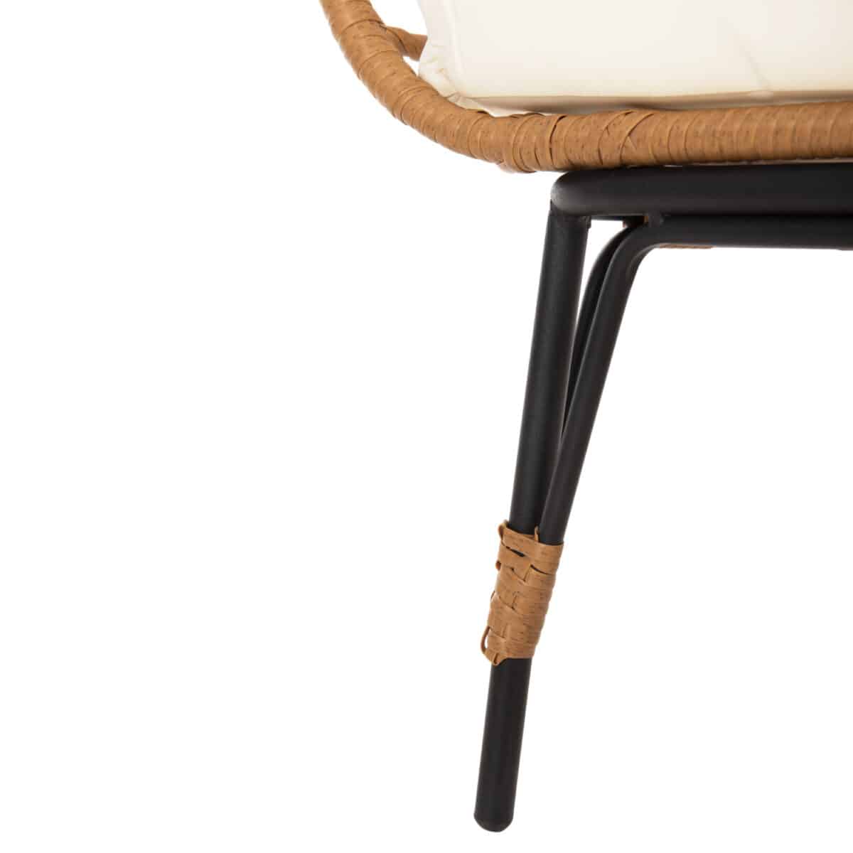 ΠΟΛΥΘΡΟΝΑ ΦΩΛΙΑ MIAMI 2 ΑΤΟΜΩΝ ΤΥΠΟΥ RATTAN HM5870.11 132.5x90x154Υεκ - Image 10