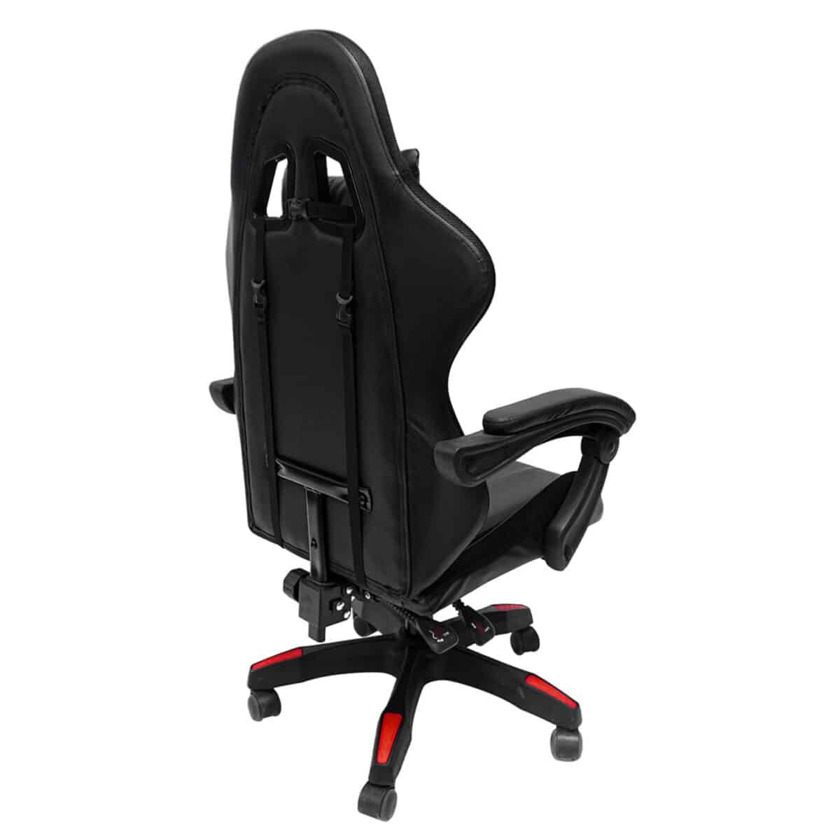 ΠΟΛΥΘΡΟΝΑ GAMING DARREN HM1203.01 ΜΑΥΡΟ-ΚΟΚΚΙΝΟ PVC 58.5x100x120Υεκ. - Image 4