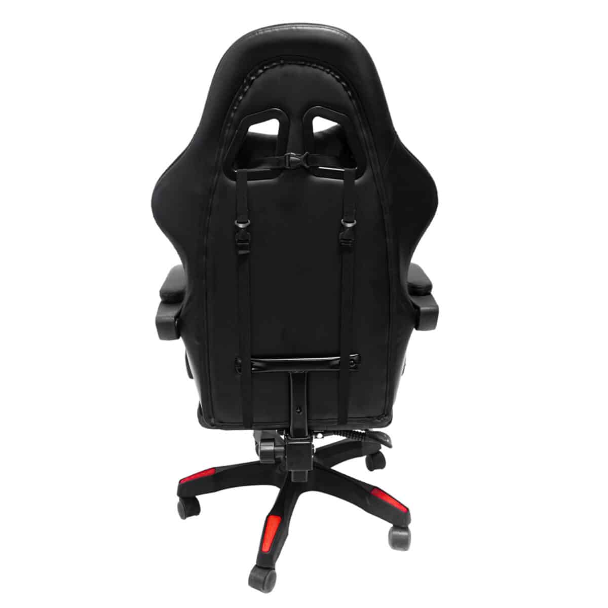 ΠΟΛΥΘΡΟΝΑ GAMING DARREN HM1203.01 ΜΑΥΡΟ-ΚΟΚΚΙΝΟ PVC 58.5x100x120Υεκ. - Image 5