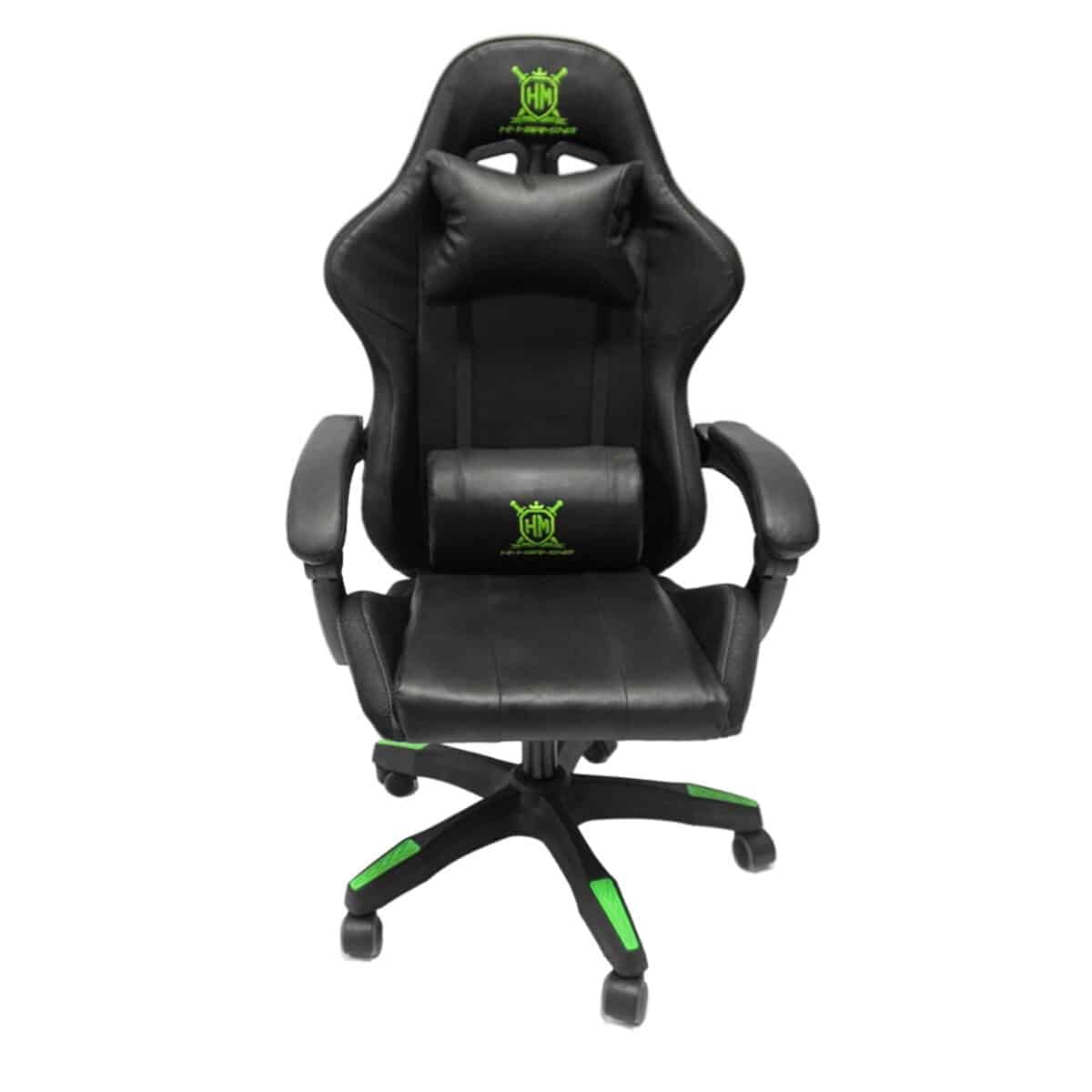 ΠΟΛΥΘΡΟΝΑ GAMING DARREN HM1203.03 ΜΑΥΡΟ-ΠΡΑΣΙΝΟ PVC 58.5x100x120Υεκ. - Image 2