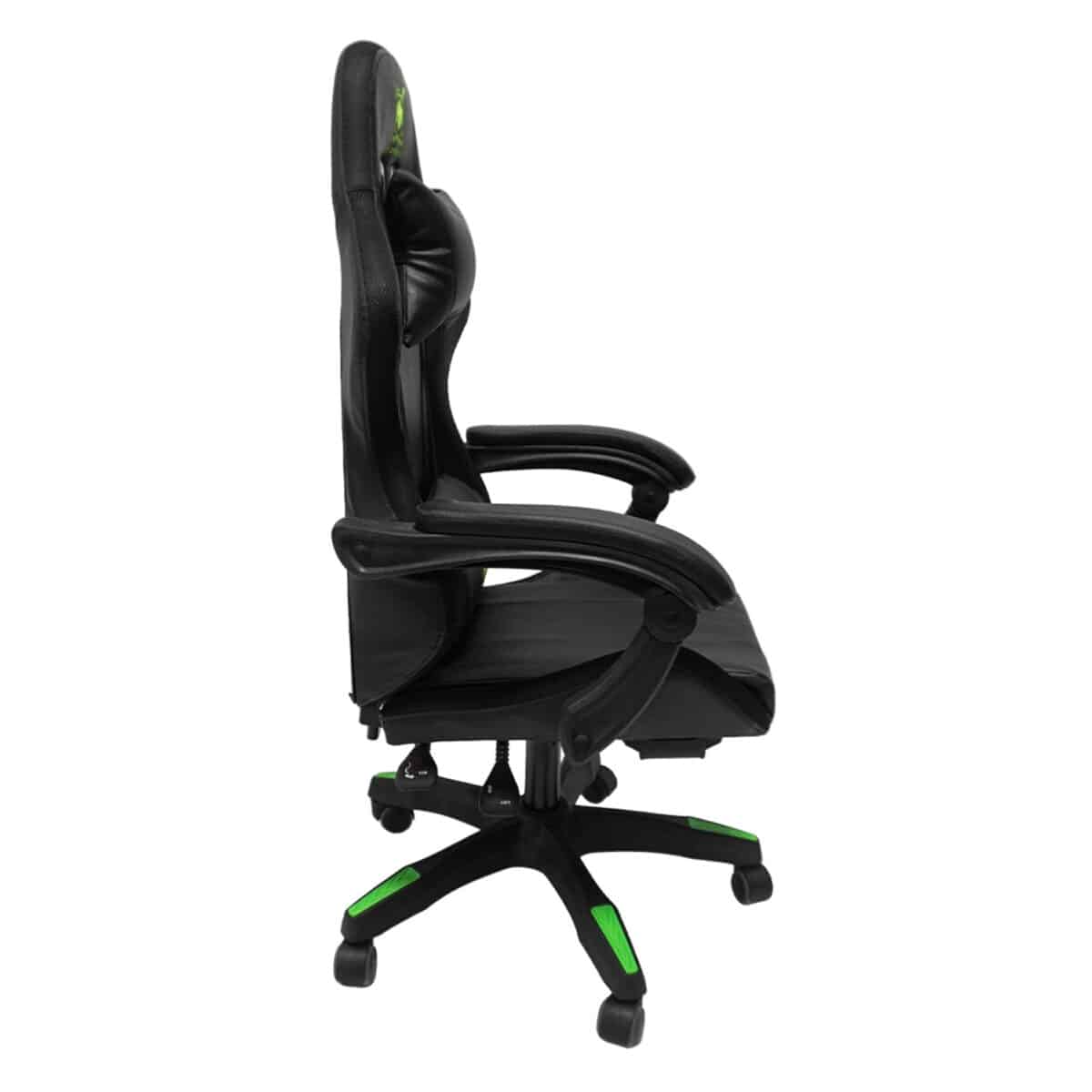 ΠΟΛΥΘΡΟΝΑ GAMING DARREN HM1203.03 ΜΑΥΡΟ-ΠΡΑΣΙΝΟ PVC 58.5x100x120Υεκ. - Image 3