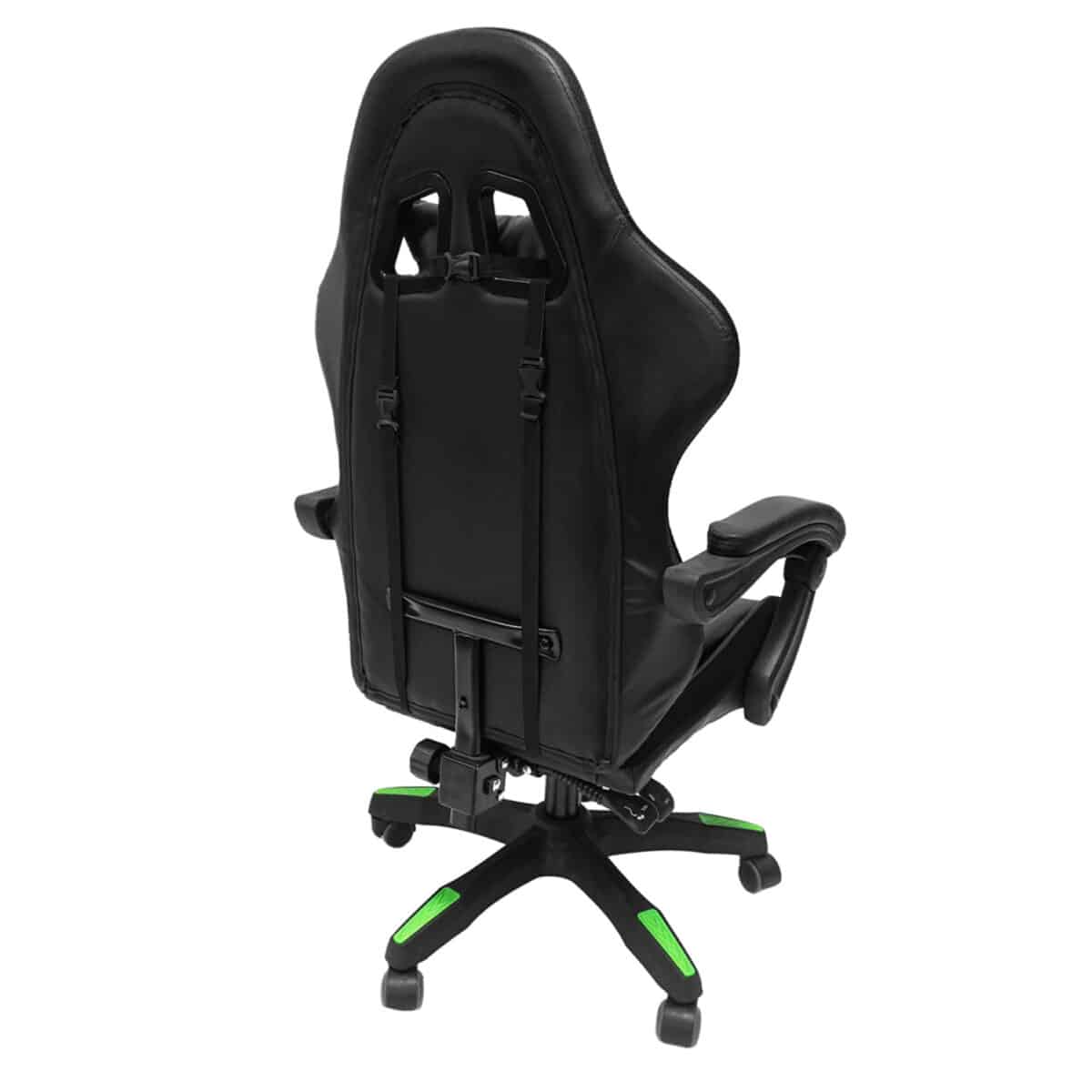 ΠΟΛΥΘΡΟΝΑ GAMING DARREN HM1203.03 ΜΑΥΡΟ-ΠΡΑΣΙΝΟ PVC 58.5x100x120Υεκ. - Image 4