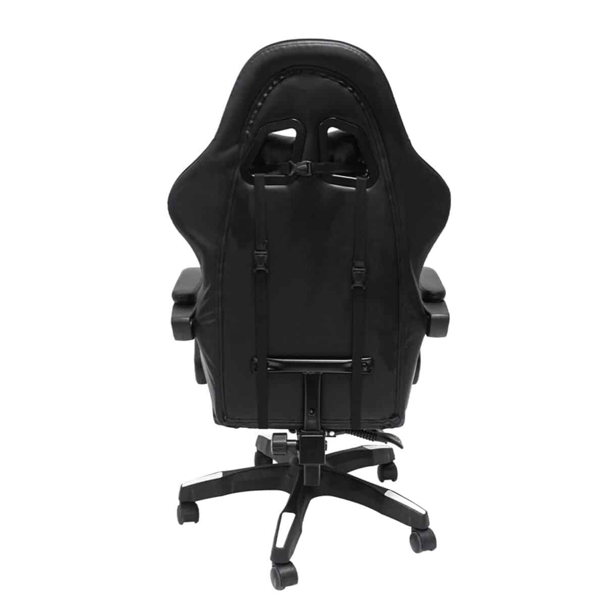 ΠΟΛΥΘΡΟΝΑ GAMING DARREN HM1203.04 ΜΑΥΡΟ-ΛΕΥΚΟ PVC 58.5x100x120Υεκ. - Image 5