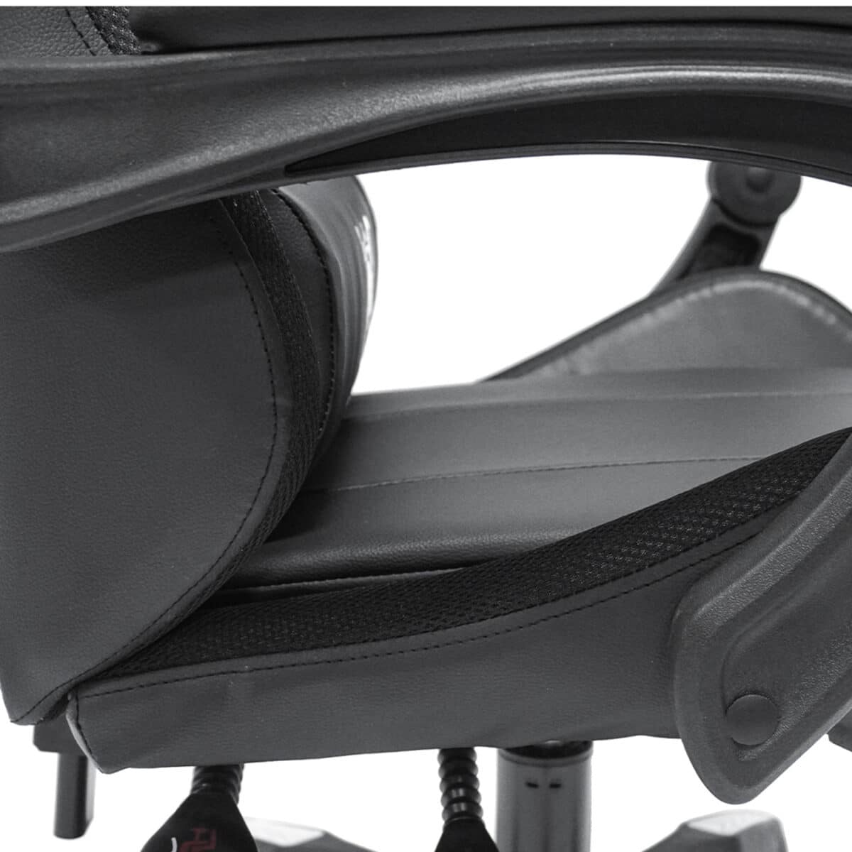 ΠΟΛΥΘΡΟΝΑ GAMING DARREN HM1203.04 ΜΑΥΡΟ-ΛΕΥΚΟ PVC 58.5x100x120Υεκ. - Image 6
