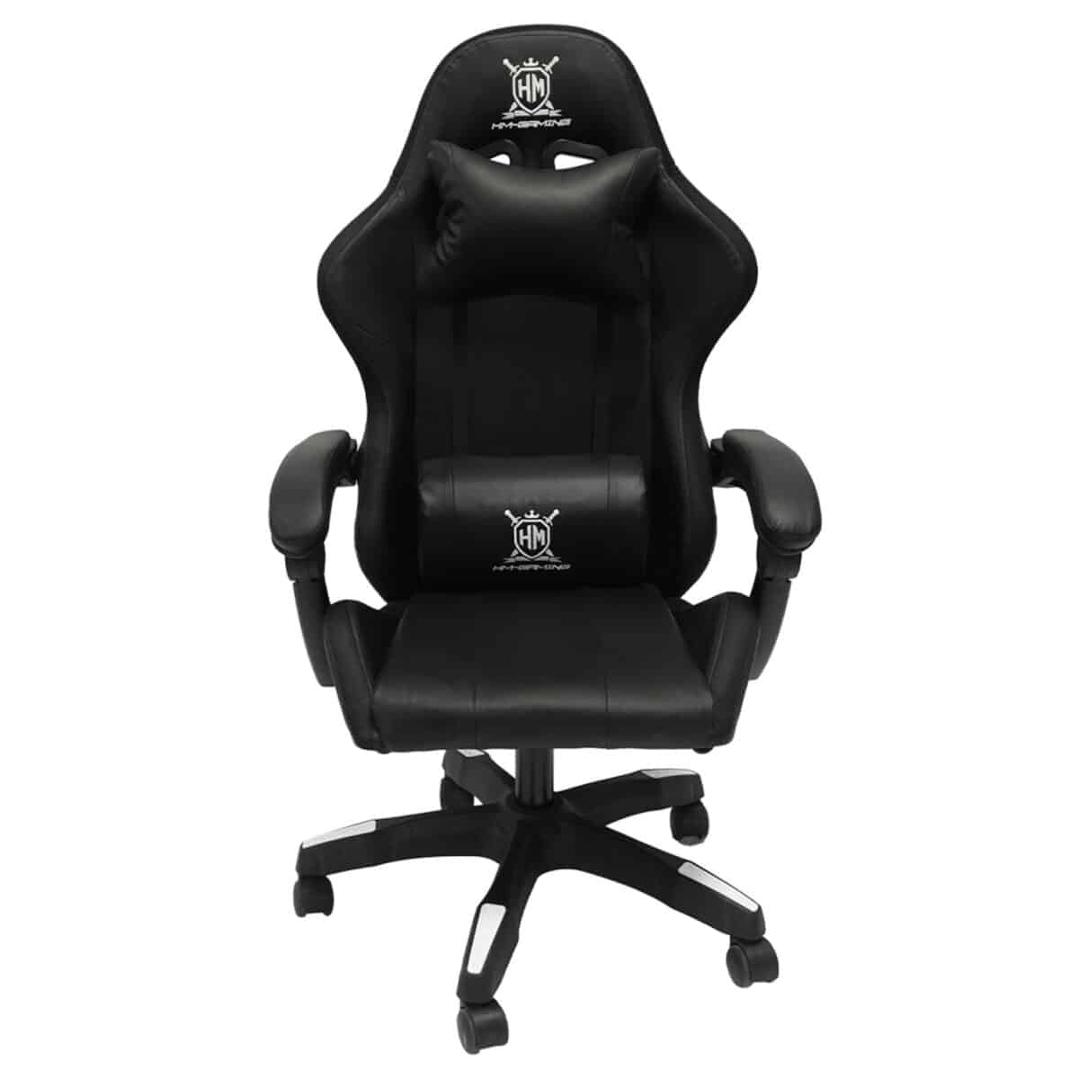 ΠΟΛΥΘΡΟΝΑ GAMING DARREN HM1203.10 ΜΑΥΡΟ-ΓΚΡΙ PVC & NYLON 60x60x120Υεκ. - Image 2