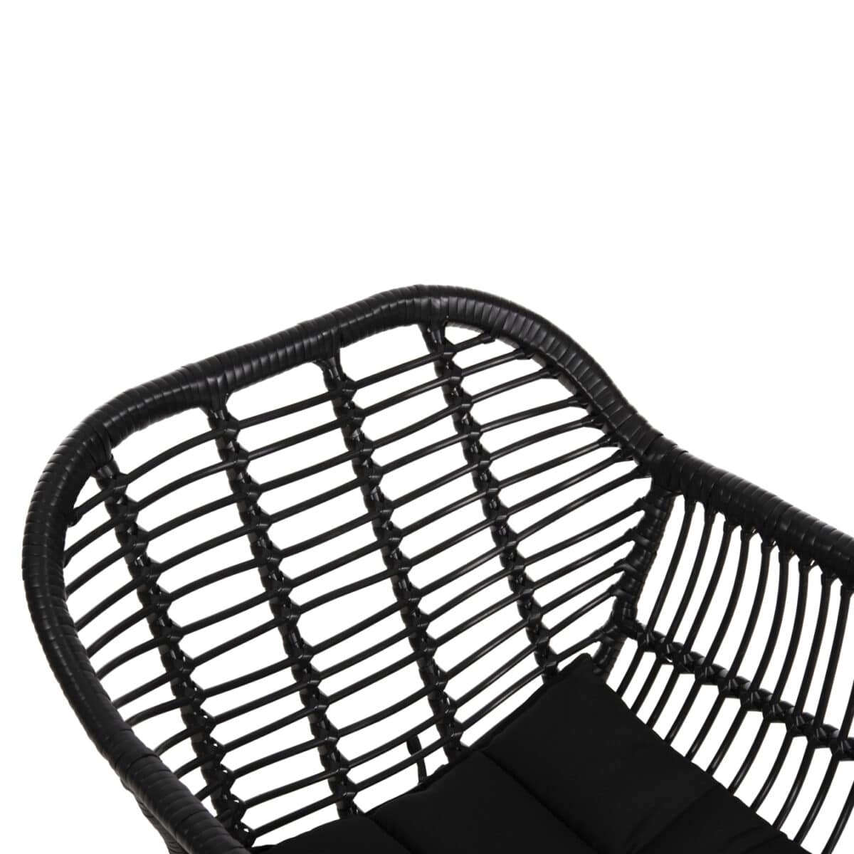 ΠΟΛΥΘΡΟΝΑ ΜΕ ΜΑΞΙΛΑΡΙ ΜΕΤΑΛΛΙΚΗ ALLEGRA HM5450.32 ΜΕ WICKER ΜΑΥΡΟ 58x59x82Υεκ. - Image 7