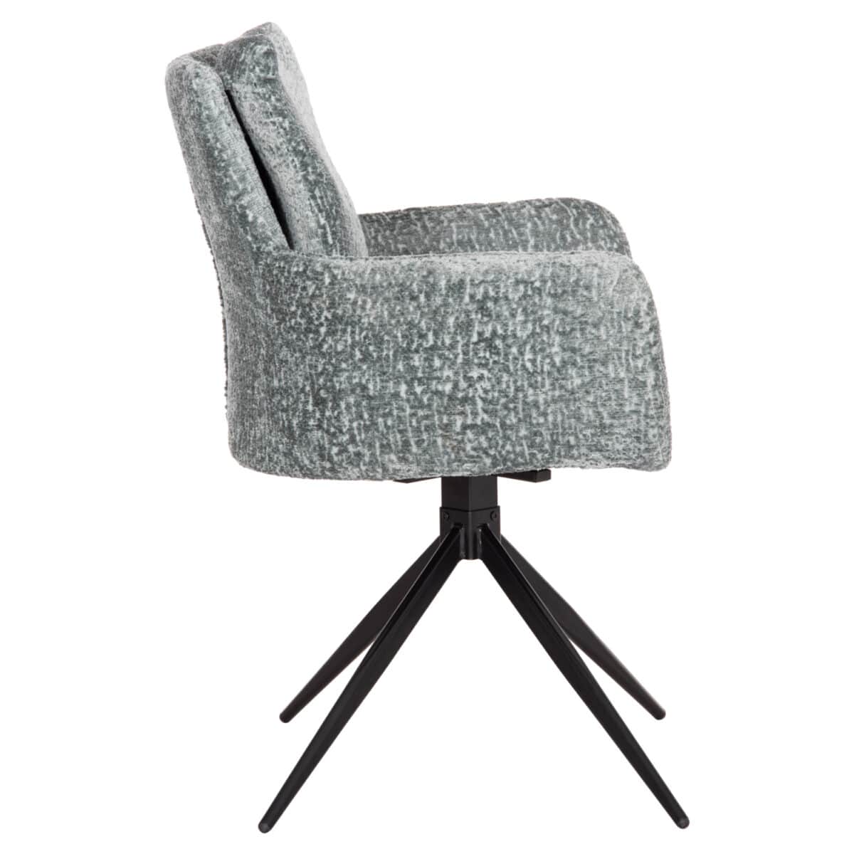 ΠΟΛΥΘΡΟΝΑ ΠΕΡΙΣΤΡΕΦOMENH BLANS HM9942.03 ΜΕΝΤΑ ΜΠΟΥΚΛΕ ΥΦΑΣΜΑ-ΜΕΤΑΛΛΙΚΑ ΠΟΔΙΑ 62x60x90Υ - Image 4