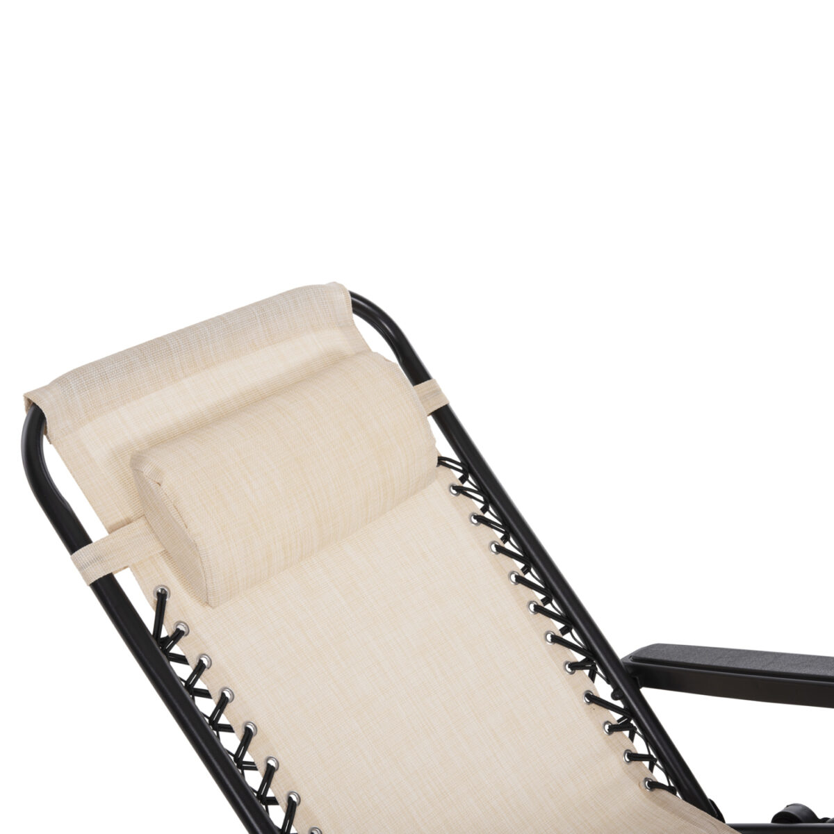 polythrona-relax-fb9509512-mpez-textilen-7 ΠΟΛΥΘΡΟΝΑ RELAX COMPANION HM5095.12 ΜΠΕΖ TEXTILENE-ΜΑΥΡΟ ΜΕΤΑΛΛΟ 67x145x110Υεκ. - Image 8